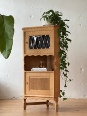 Oak Corner Cabinet #2714