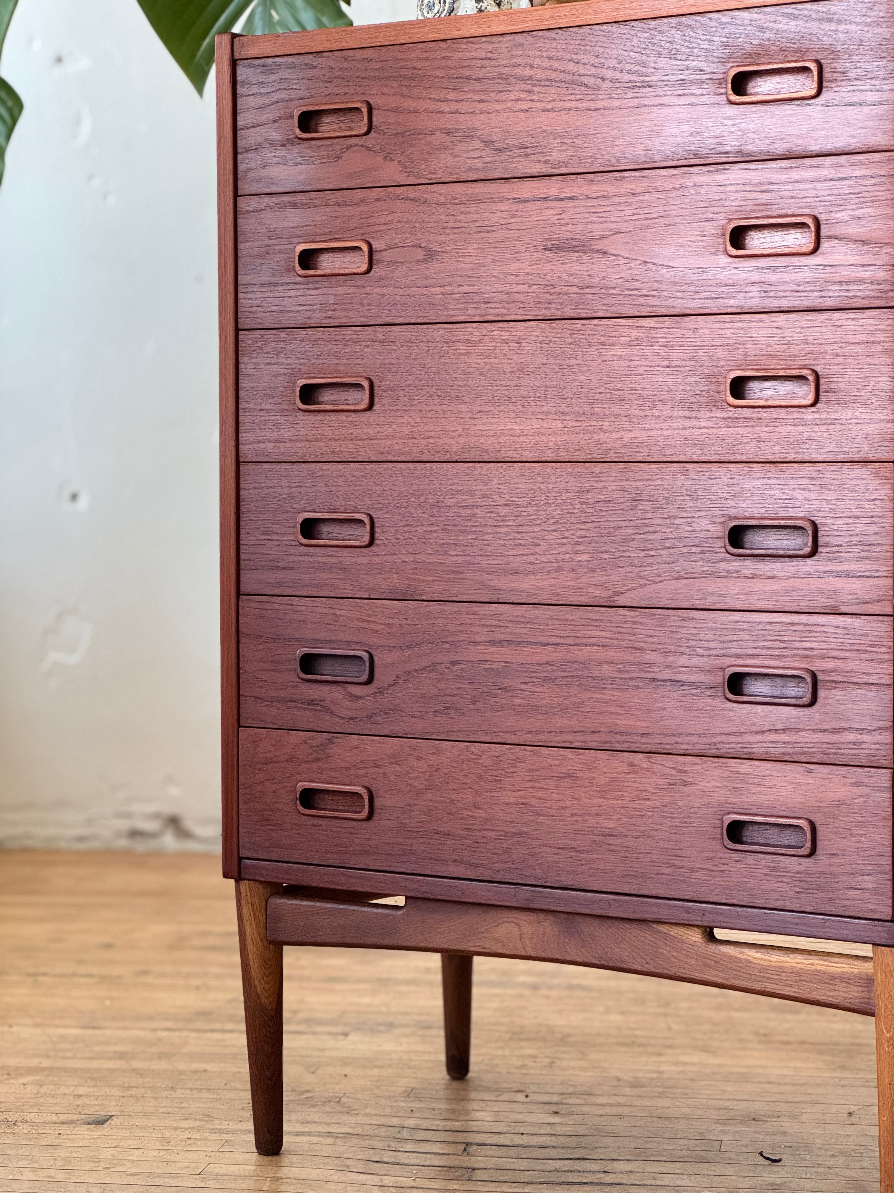 Teak & Oak Chest of Drawers #2355