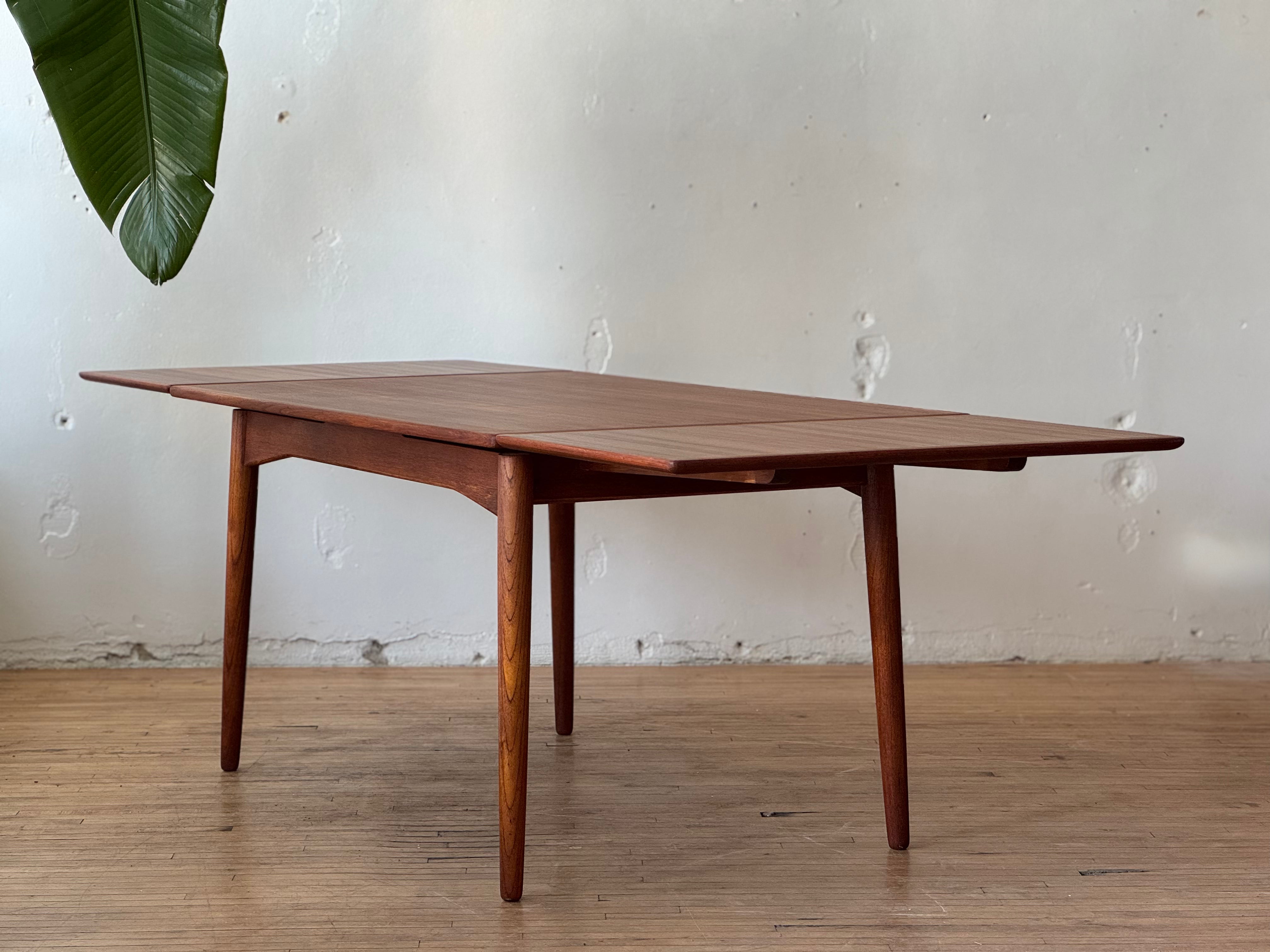 Danish Modern Teak Dining Table by Omann Jun #2690