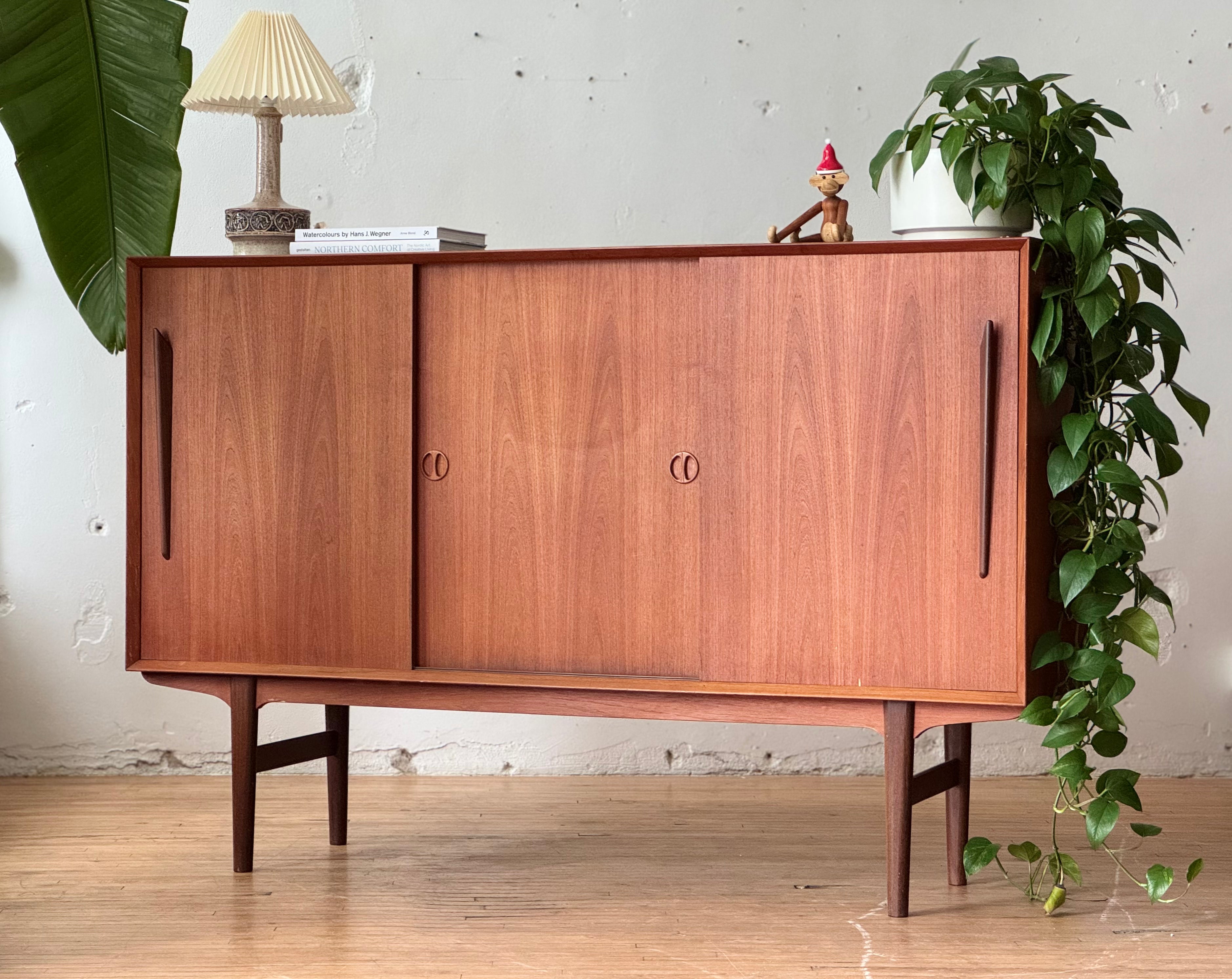 Danish Teak Highboard #1348