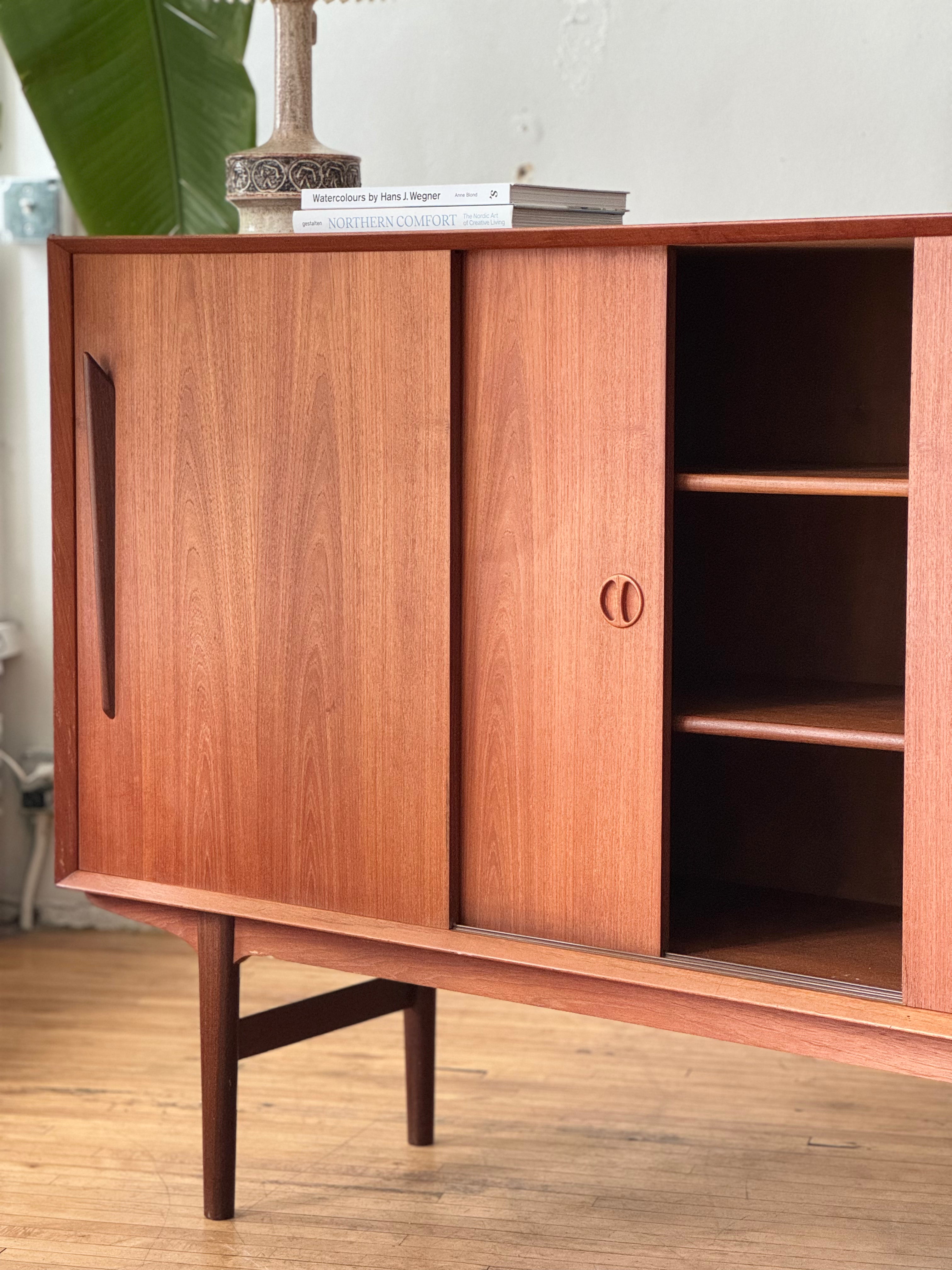 Danish Teak Highboard #1348