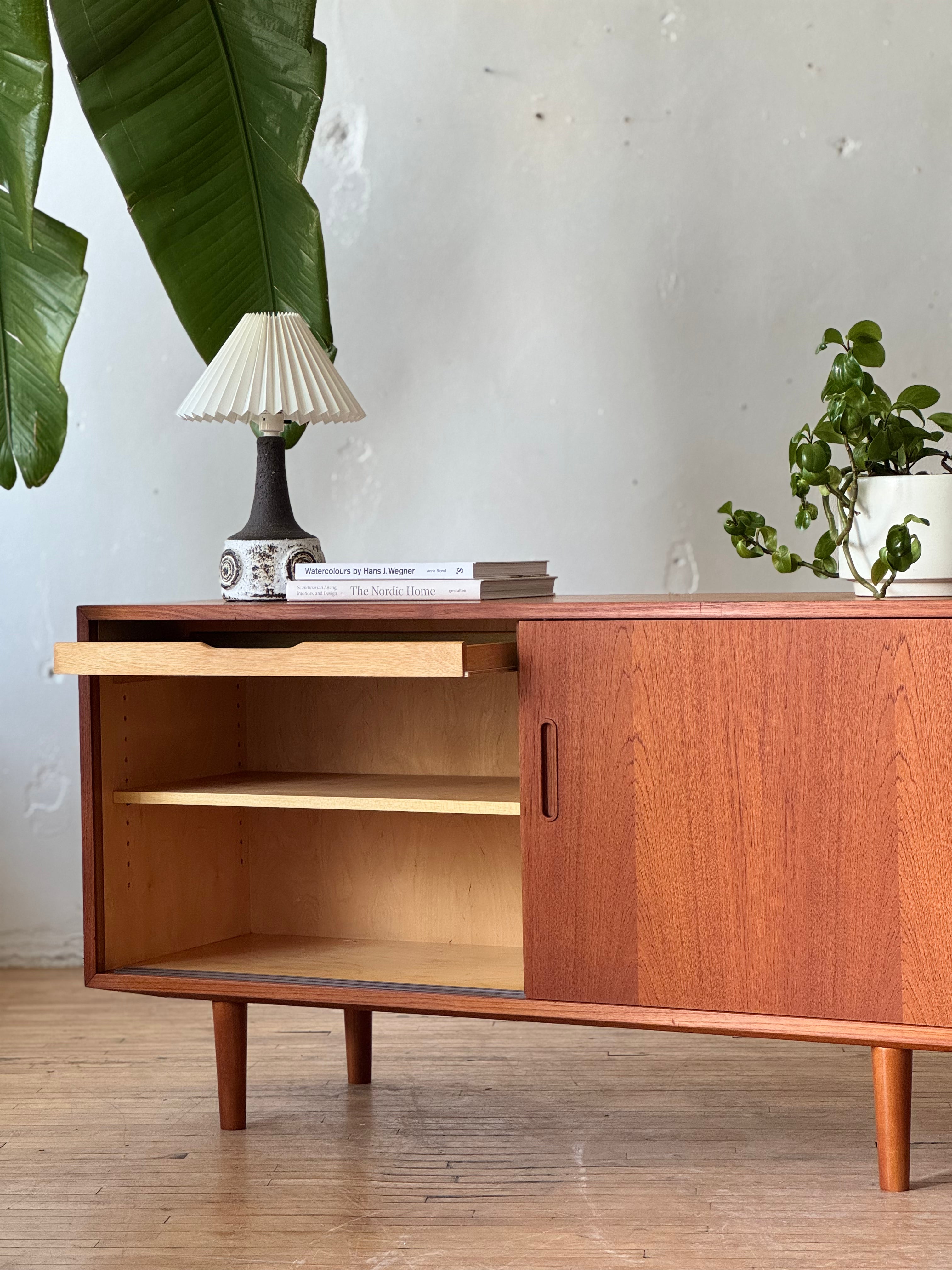 Danish Modern Sideboard in Teak by Carlo Jensen