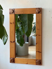 Swedish Pine Mirror #1912