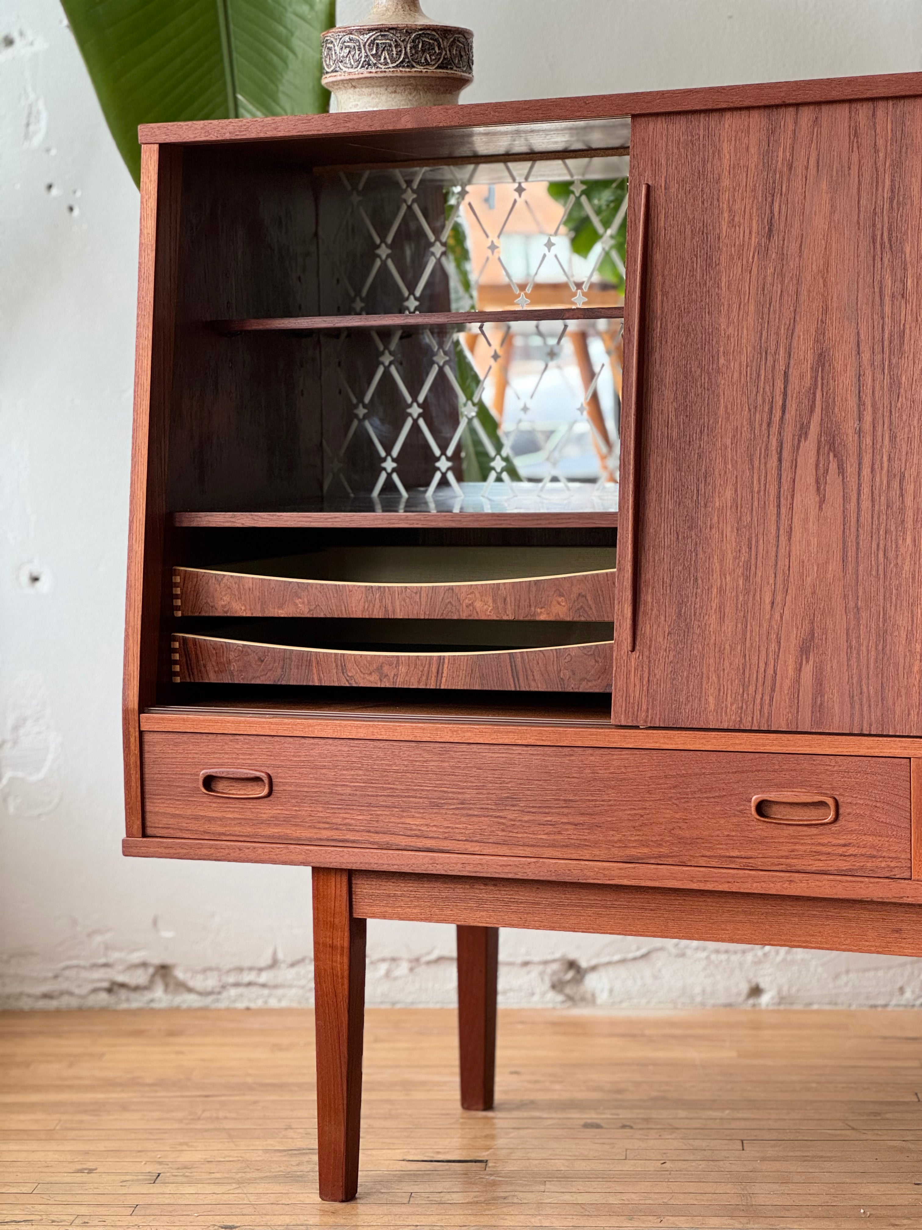 Danish Teak Highboard #2475
