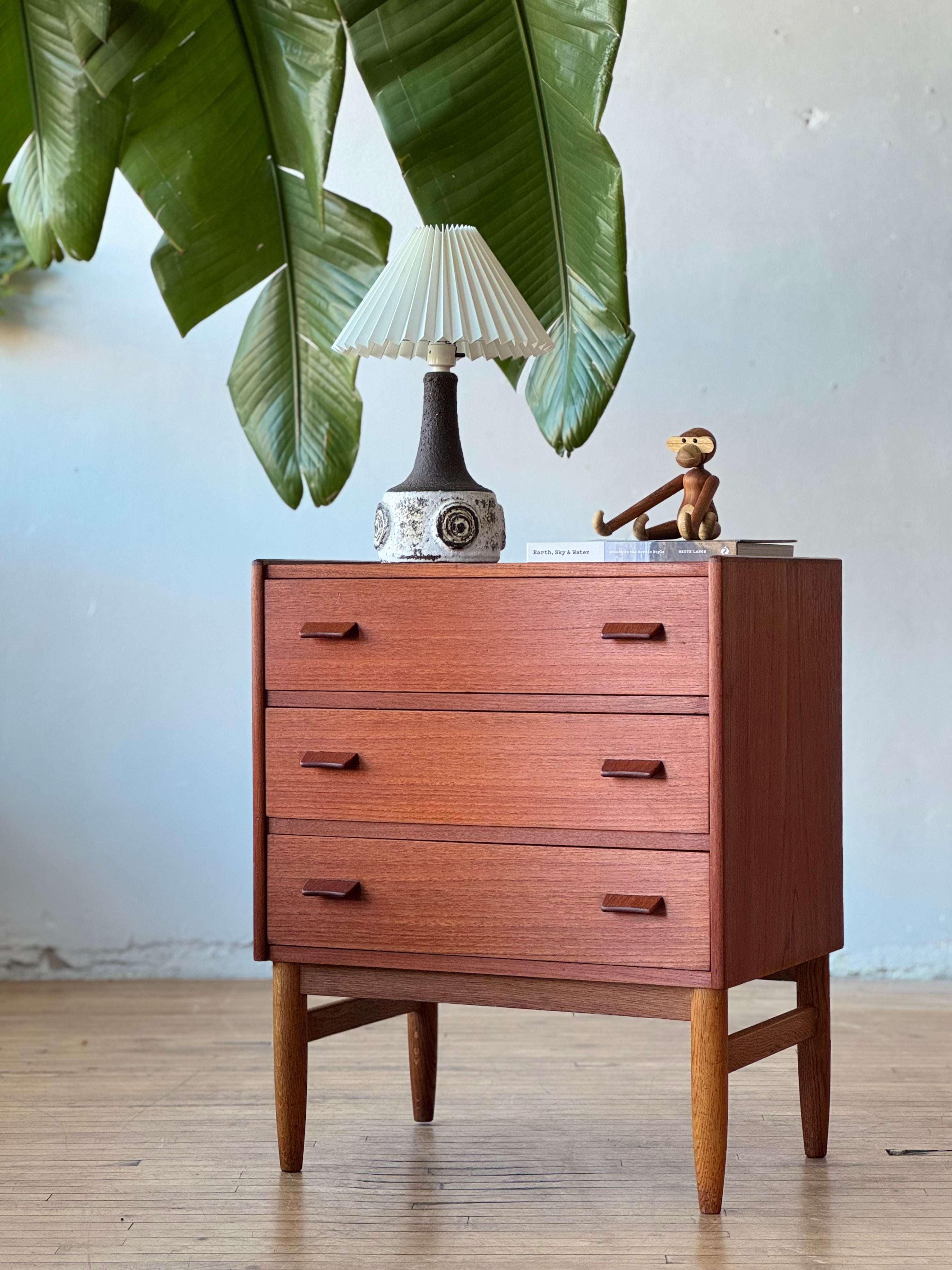 Danish Teak & Oak Chest of Drawers #2733