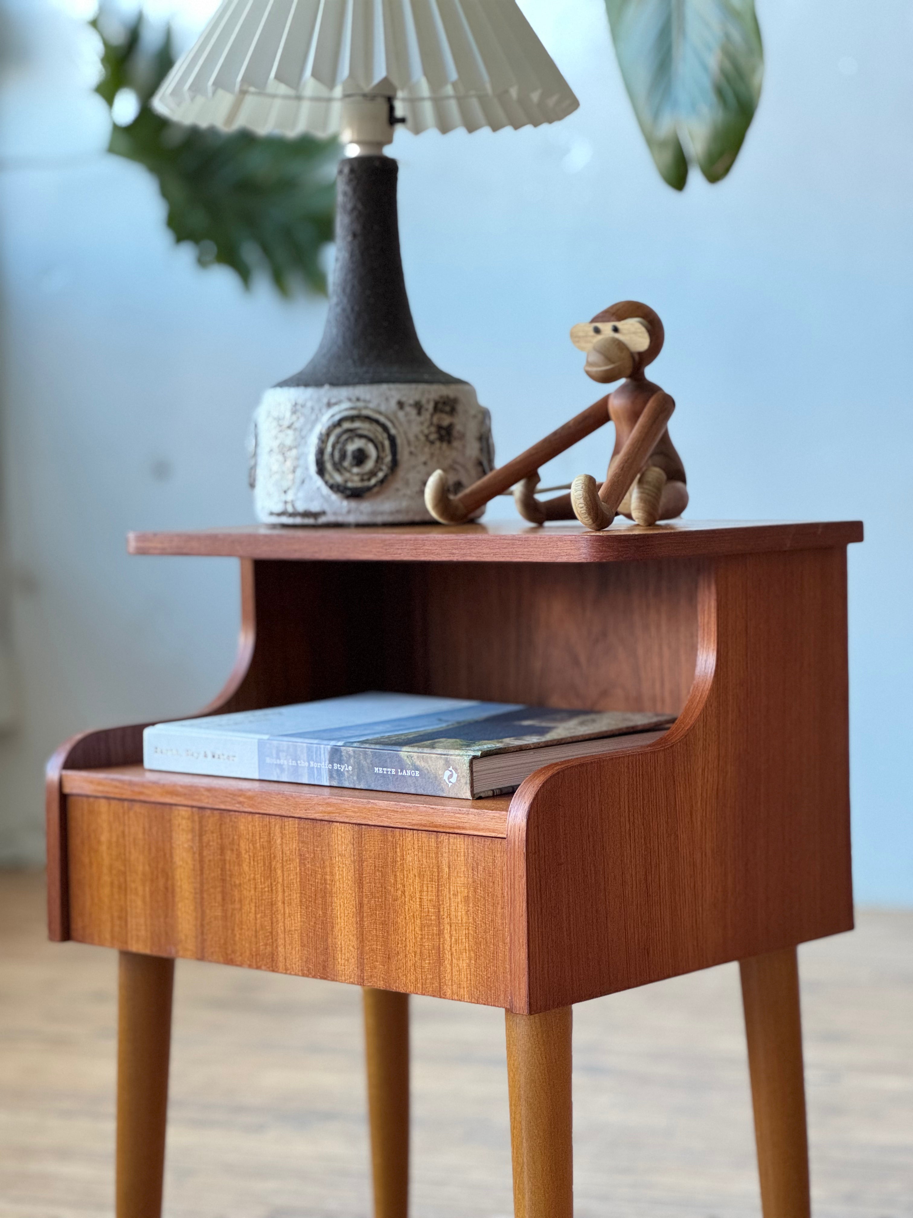 Danish Teak Bedside Table #2184
