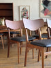 Set of 4 Teak & Oak Dining Chairs #86