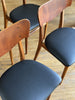 Set of 4 Teak & Oak Dining Chairs #86