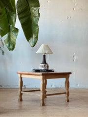 Danish Oak & Tile Side Tables by Henning Kjaernulf