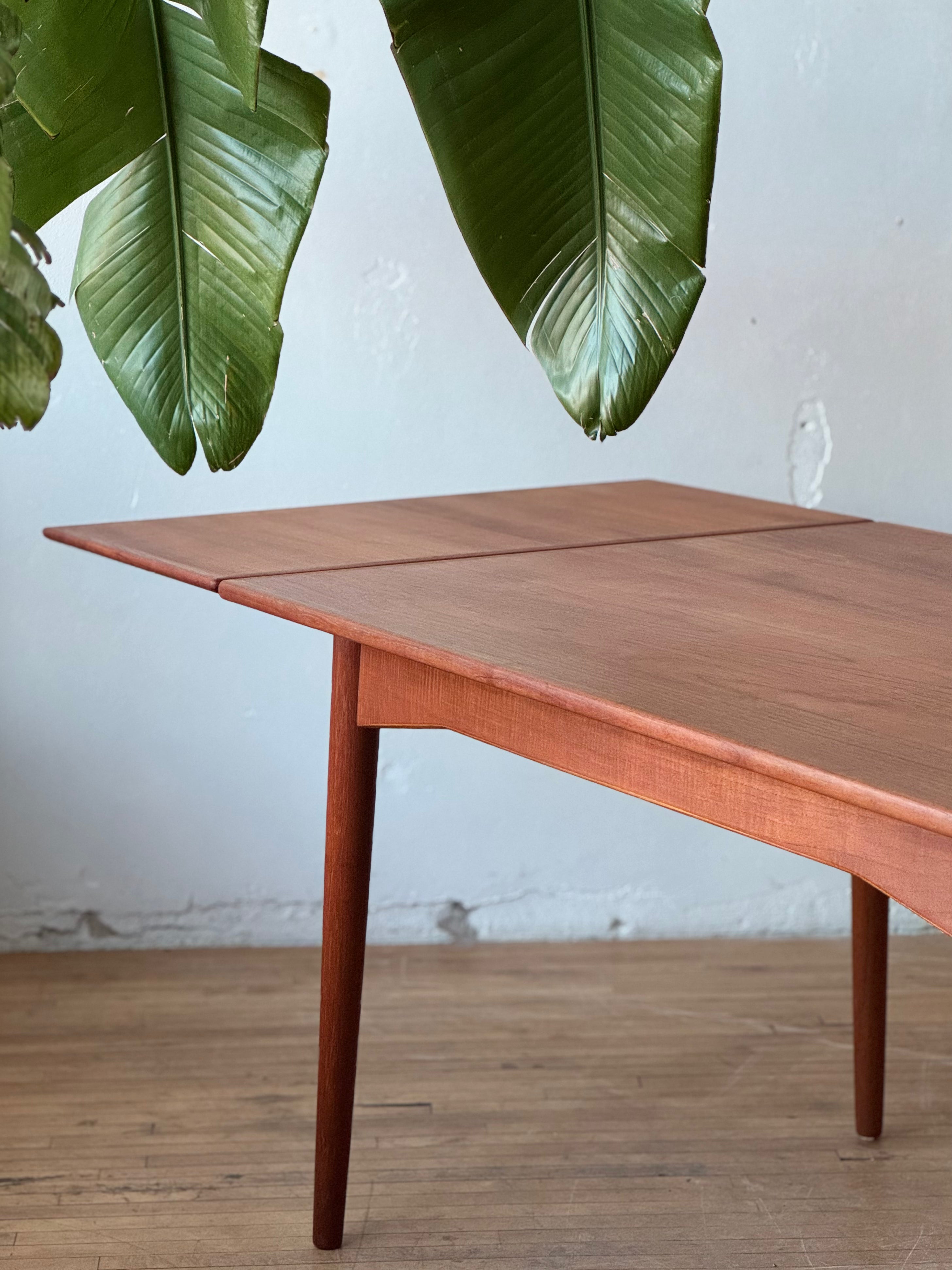 Danish Teak Dining Table by Omann Jun #2452