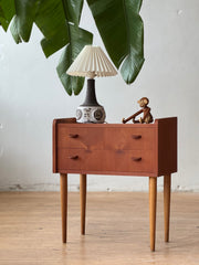 Danish Modern Chest of Drawers in Teak & Beech