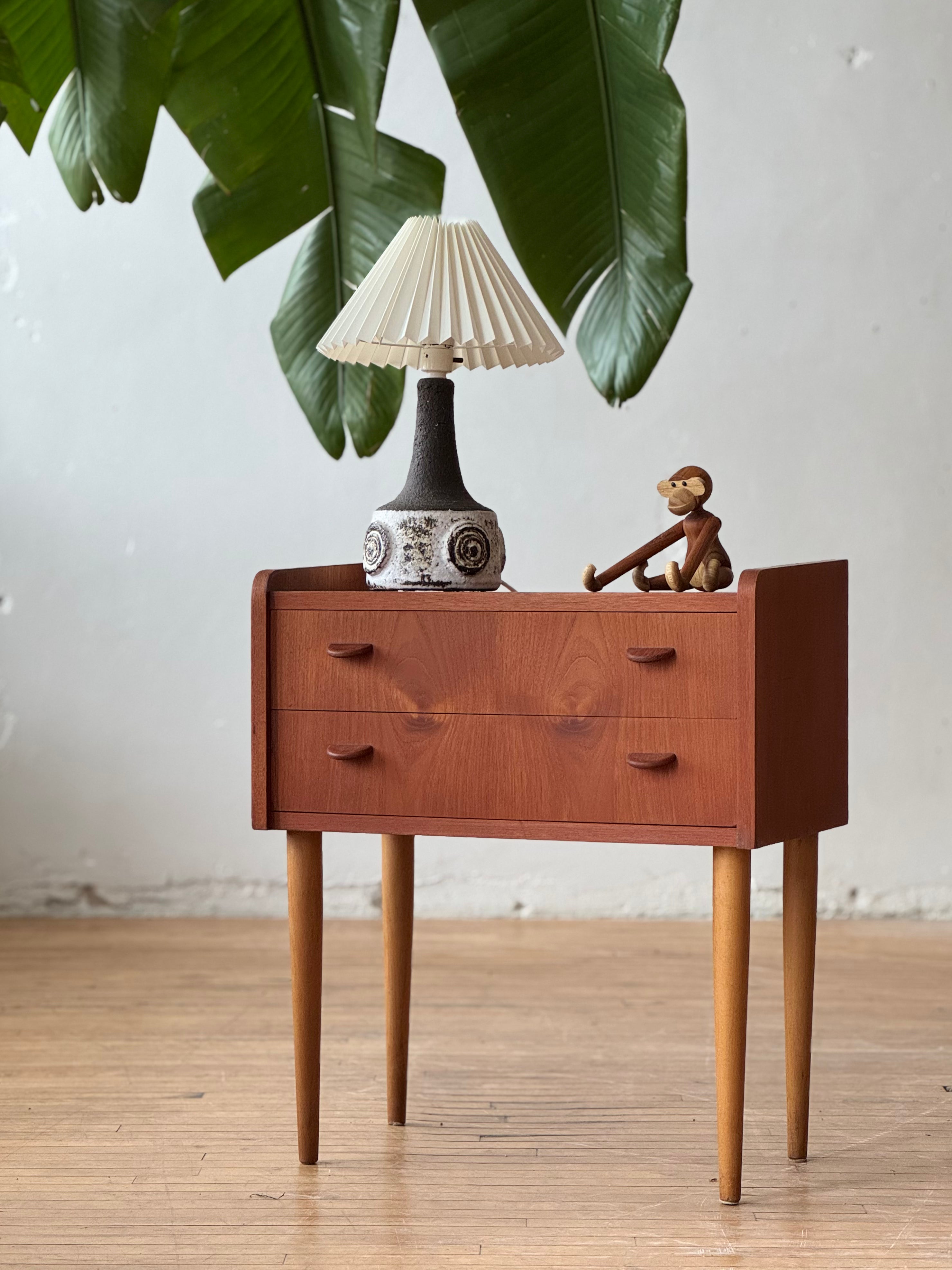 Danish Modern Chest of Drawers in Teak & Beech
