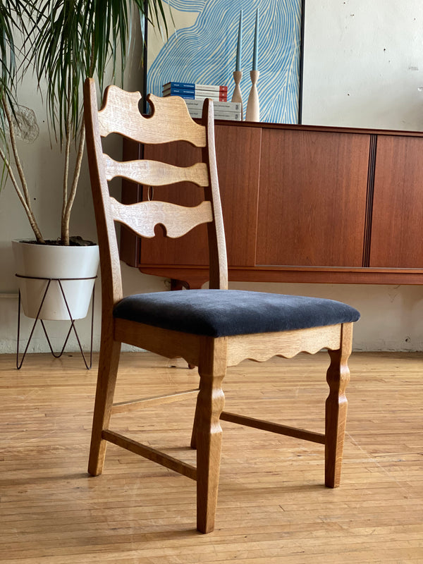 Oak Side Chair by Henning Kjaernulf