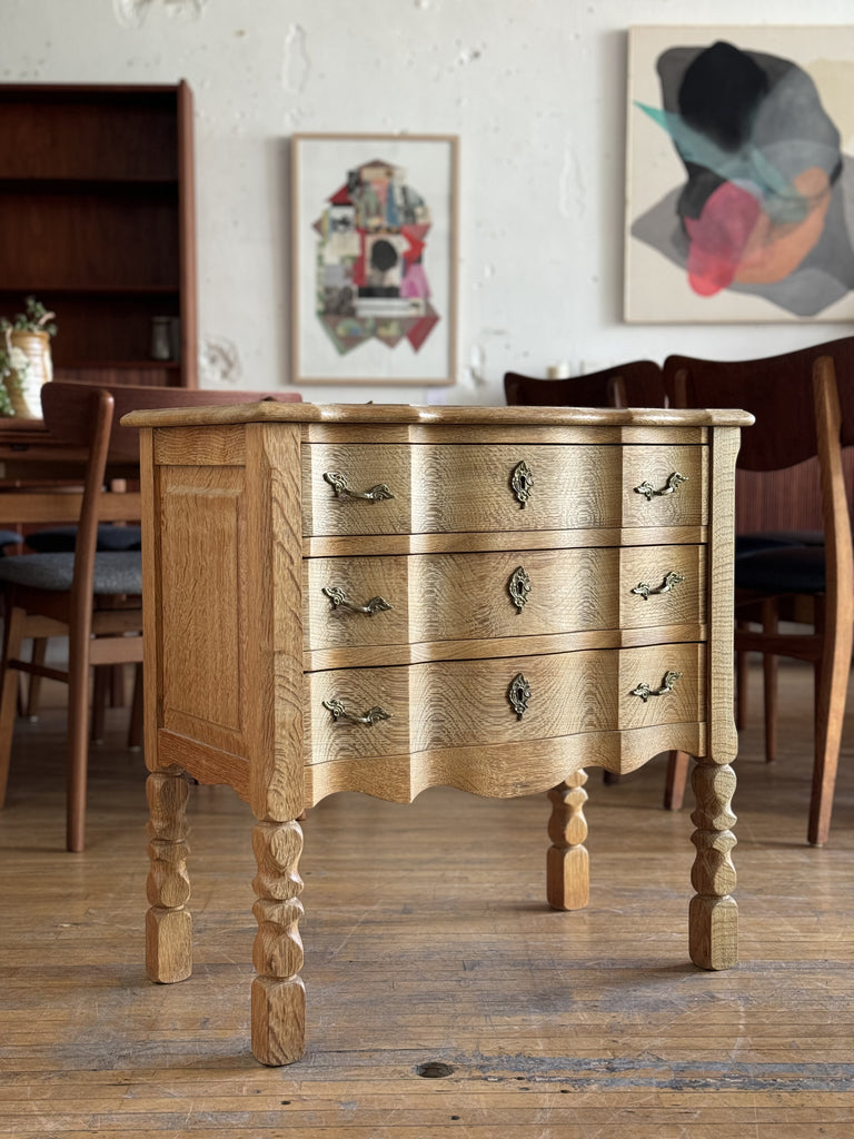 Petite Oak Chest of Drawers in the Style of Henning Kjaernulf #43