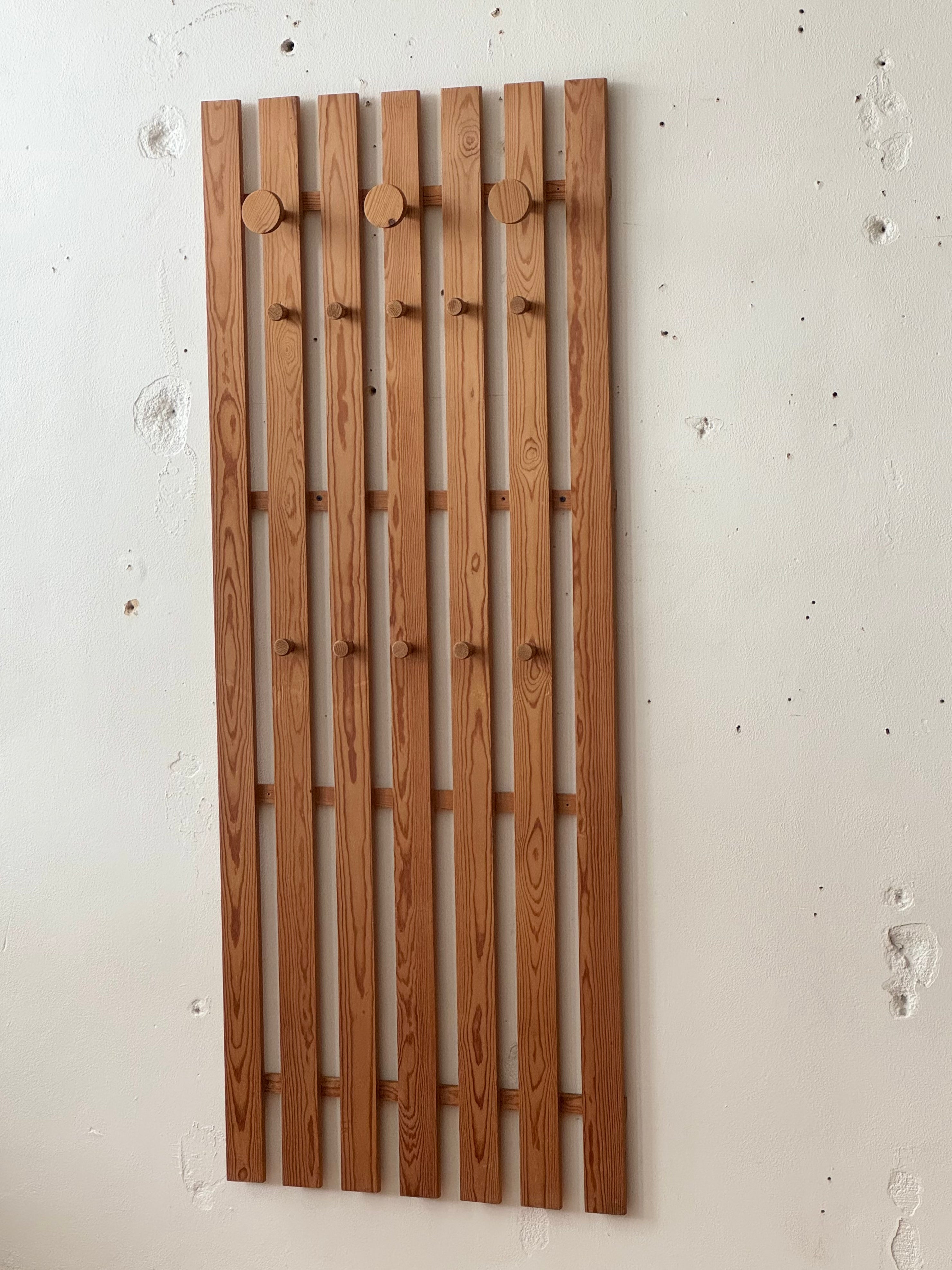 Swedish Pine Coat Rack #2023