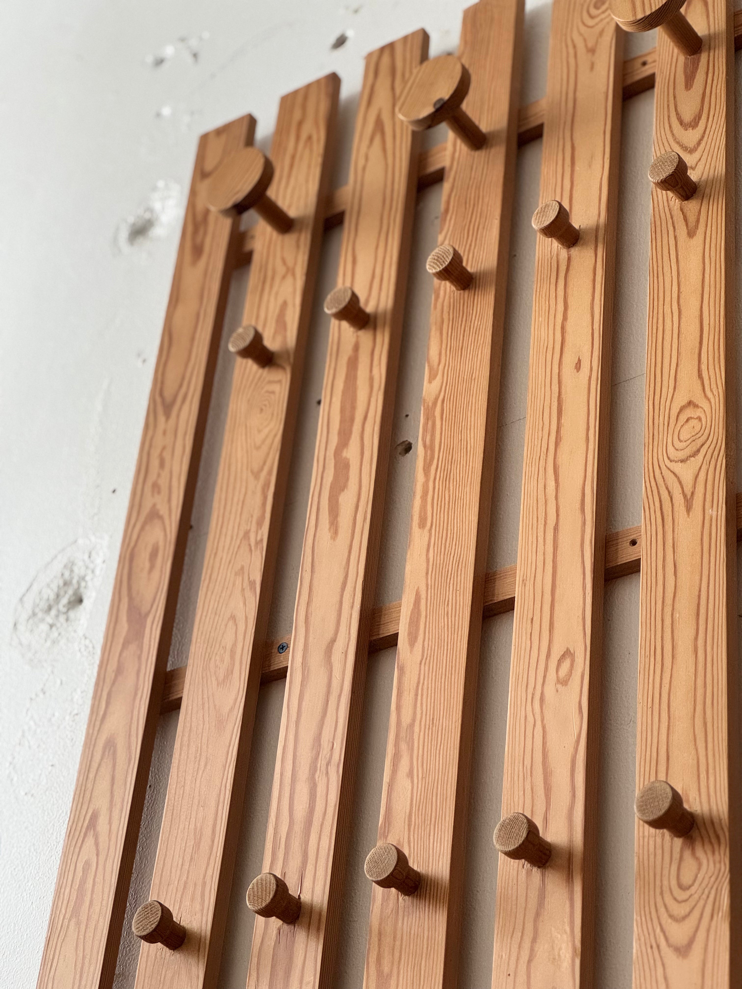 Swedish Pine Coat Rack #2023