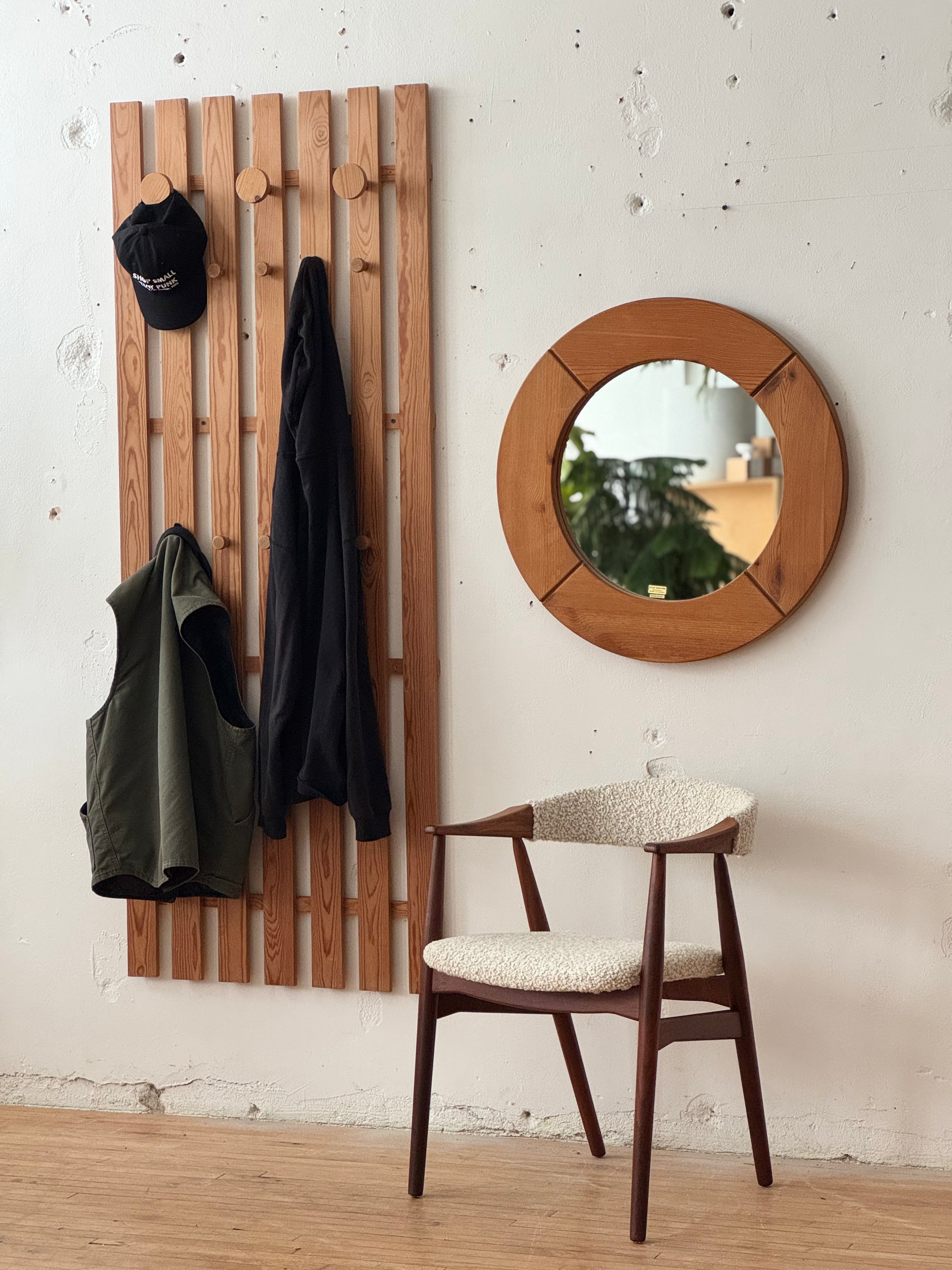 Swedish Pine Coat Rack #2023