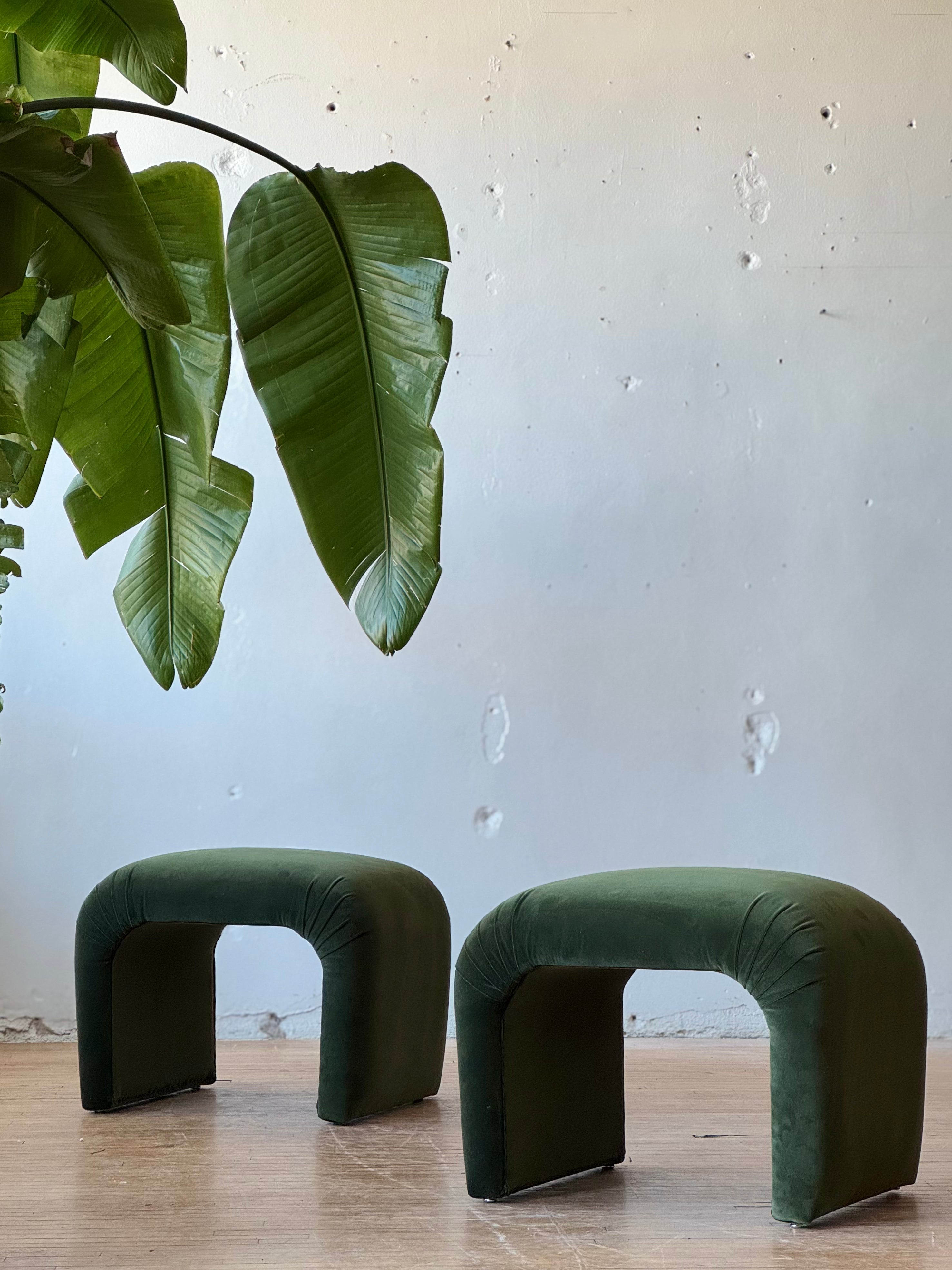 Post Modern Waterfall Ottomans / Benches