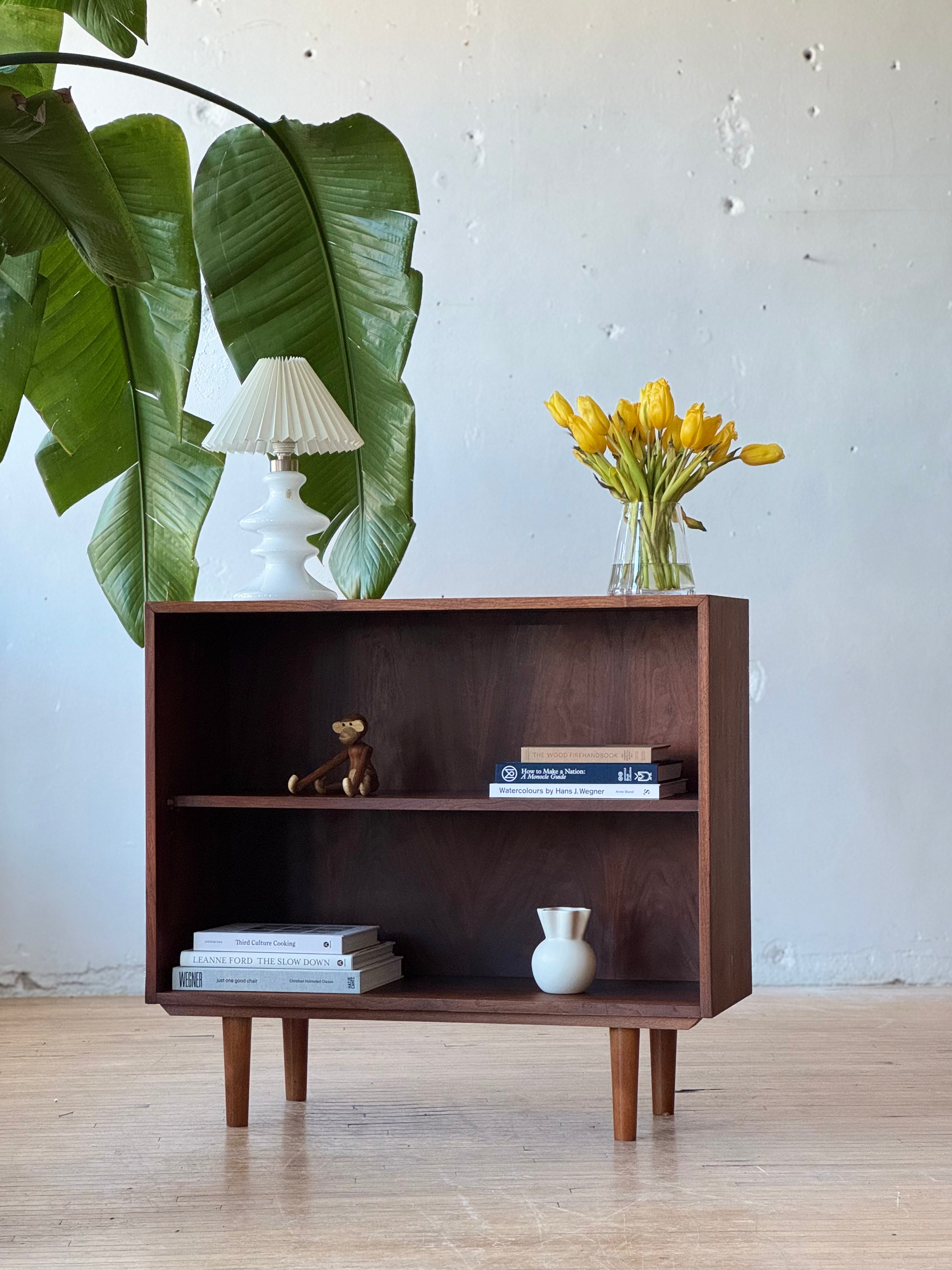 Danish Modern Walnut Bookshelf