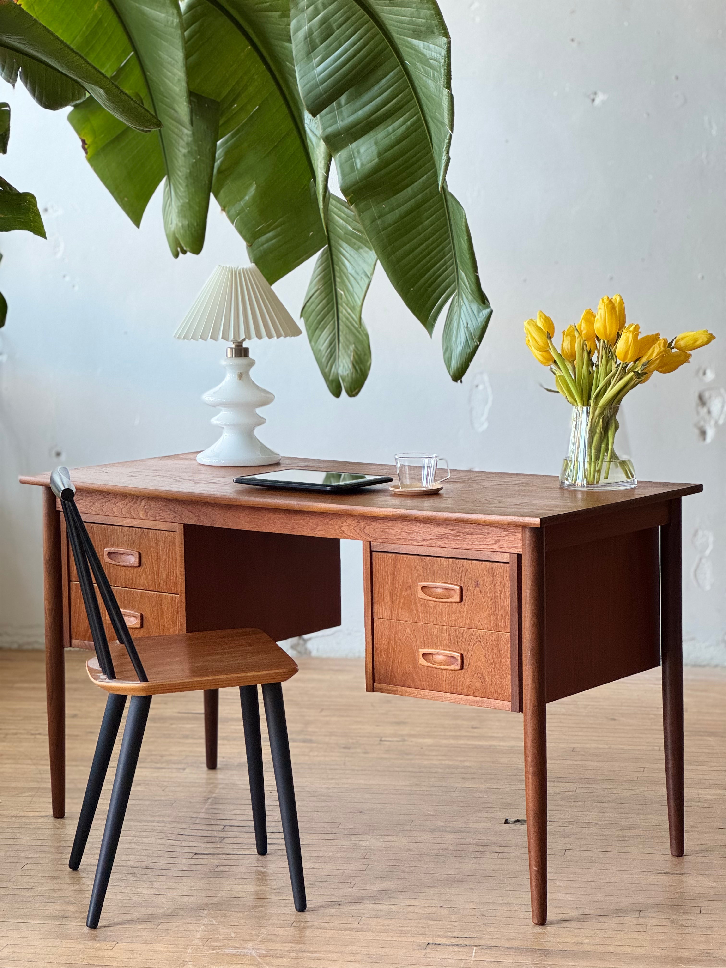 Danish Modern Desk in Teak