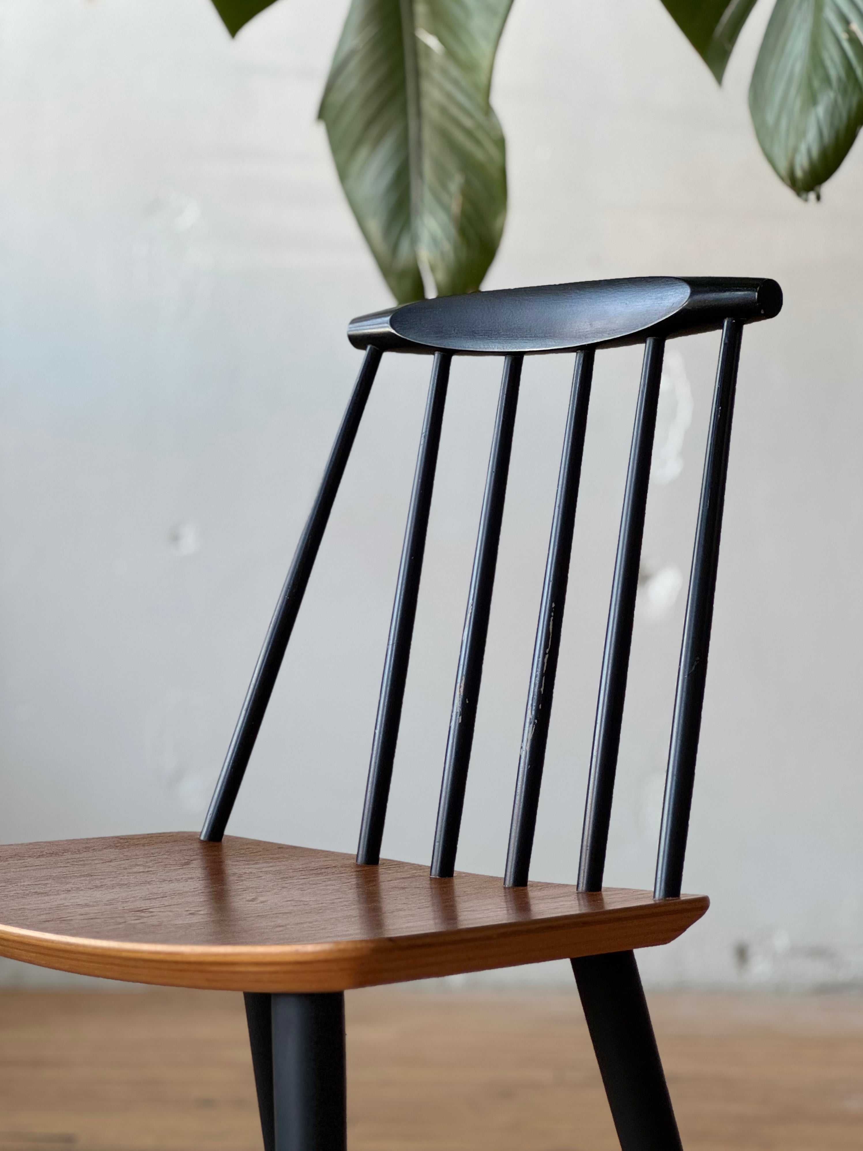 Folke Palsson Model #J77 Side Chair for FDB Mobler