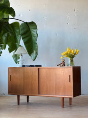 Danish Modern Sideboard in Walnut by Carlo Jensen
