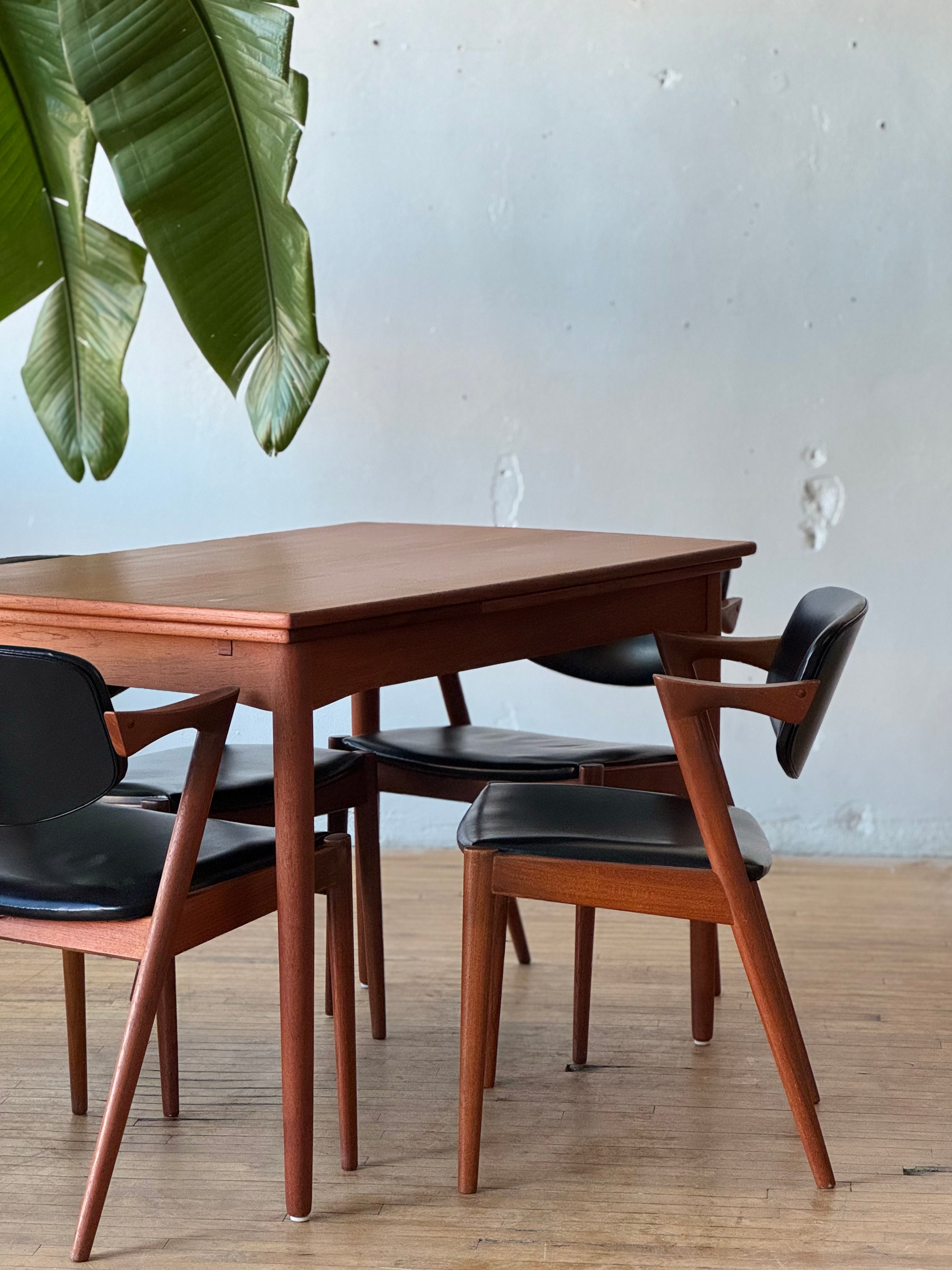 Danish Teak Dining Table #865