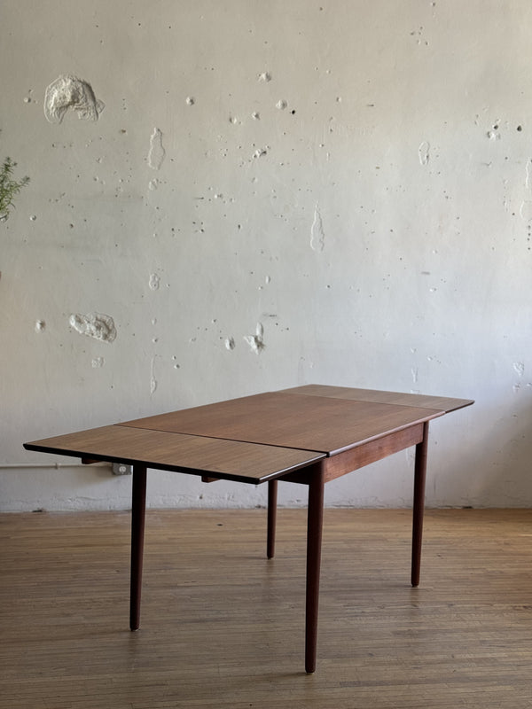 Danish Draw Leaf Dining Table in Teak