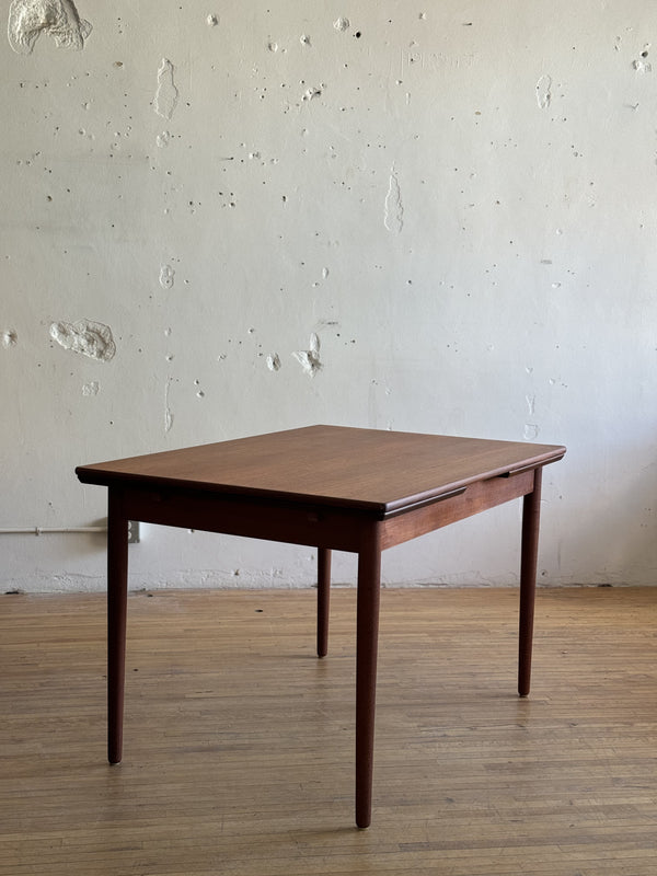 Danish Draw Leaf Dining Table in Teak