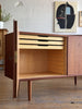 Locking Door Sideboard in Teak by Carlo Jensen for Hundevad #210