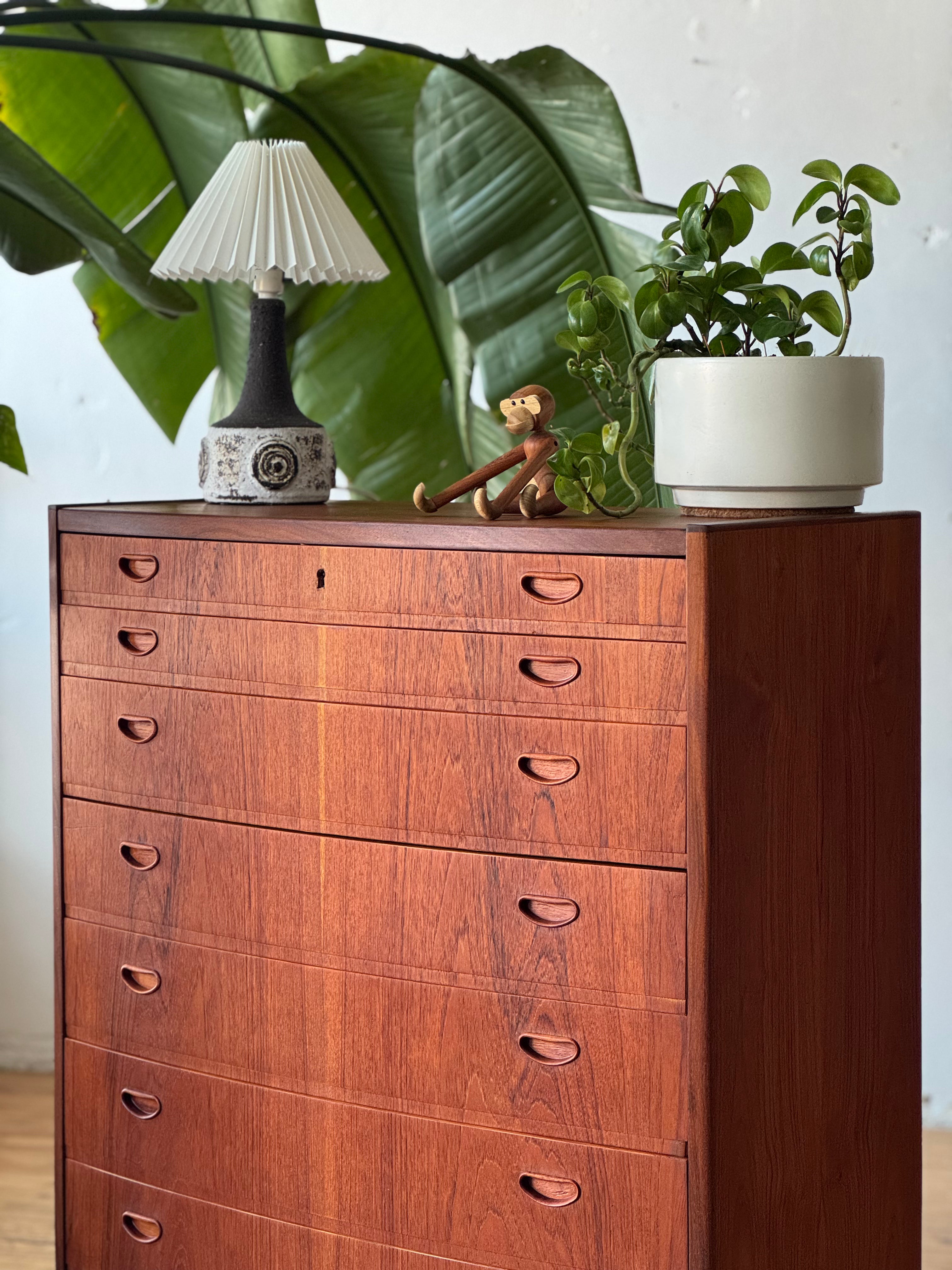 Danish Teak Chest of Drawers #1642