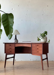 Danish Teak Writing Desk #2401