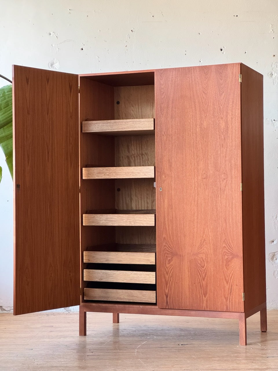Danish Modern Wardrobe in Teak