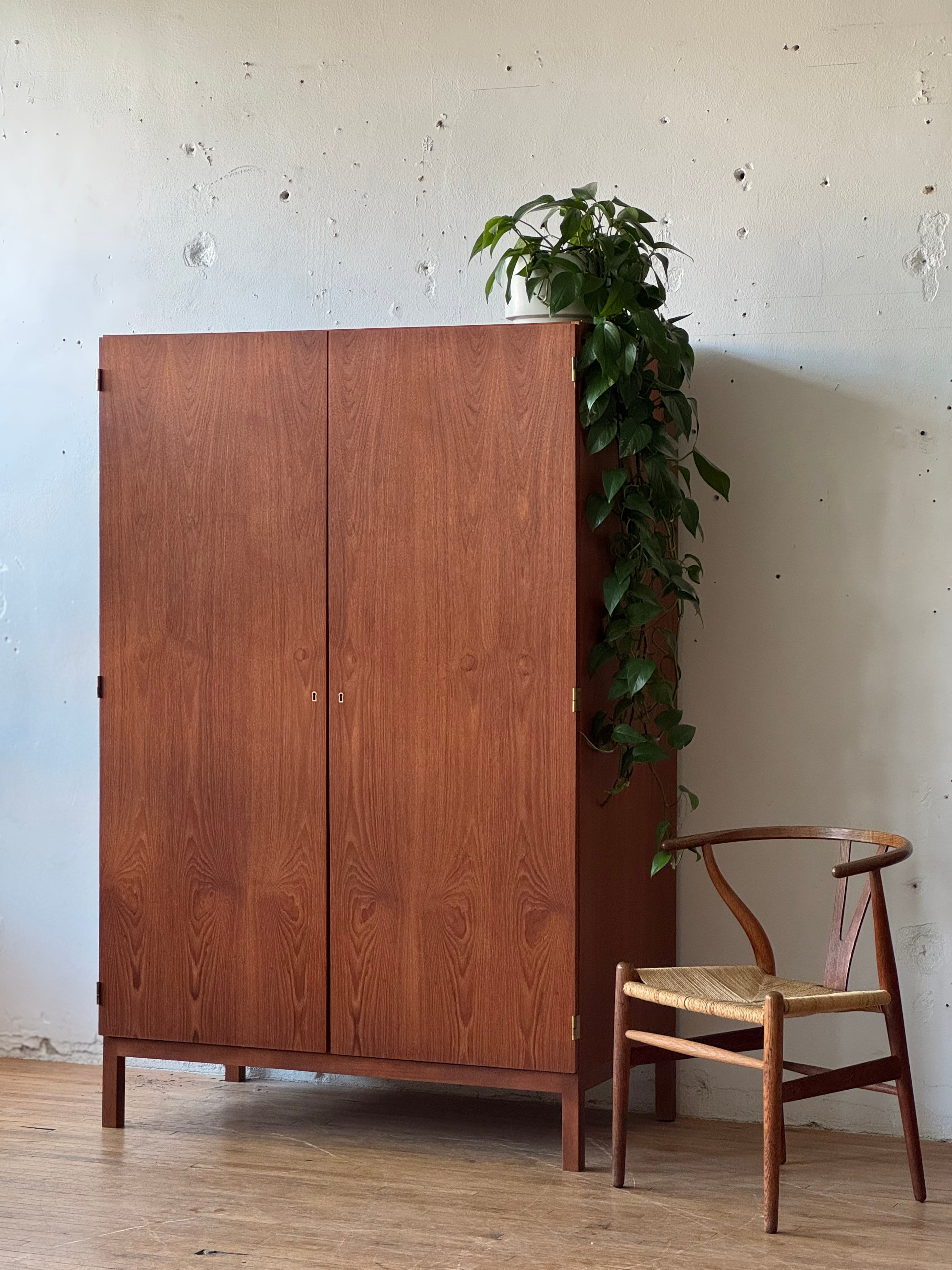Danish Modern Wardrobe in Teak Designed by Arne Wahl Iversen
