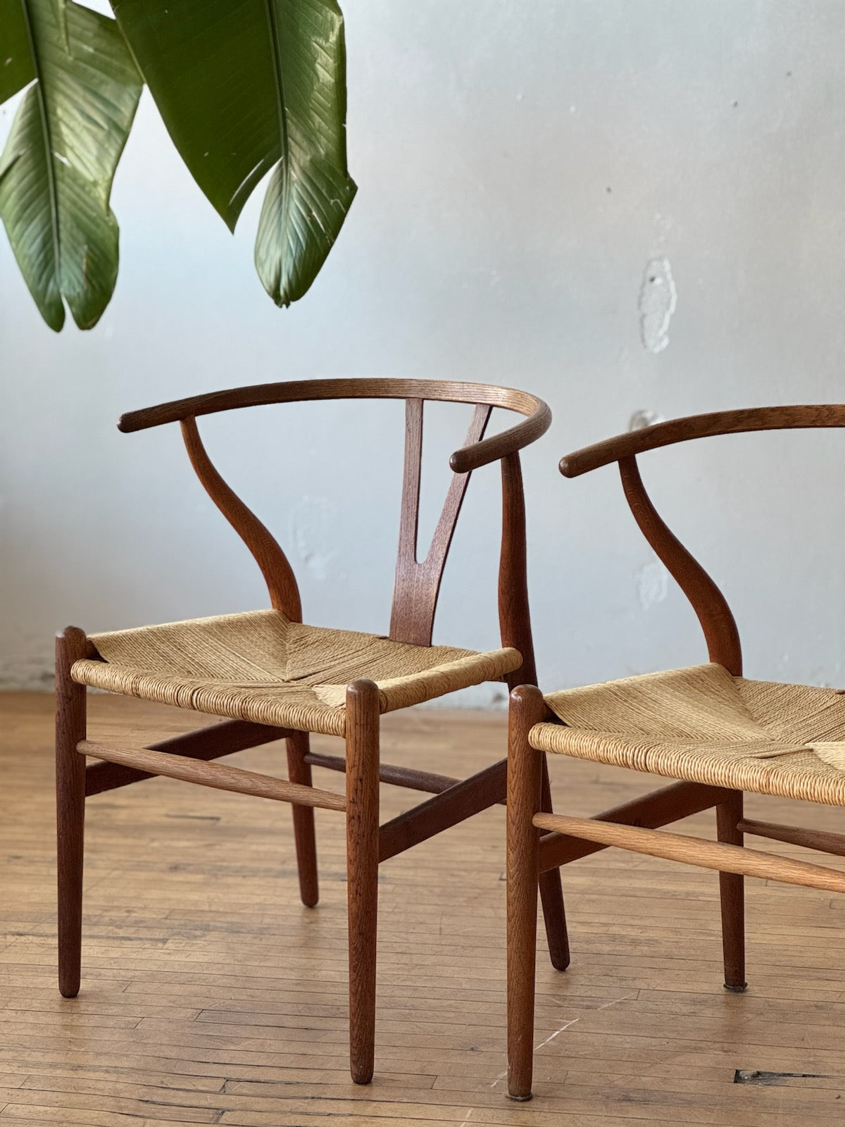 Wishbone Chair in Smoked Oak by Hans J Wegner