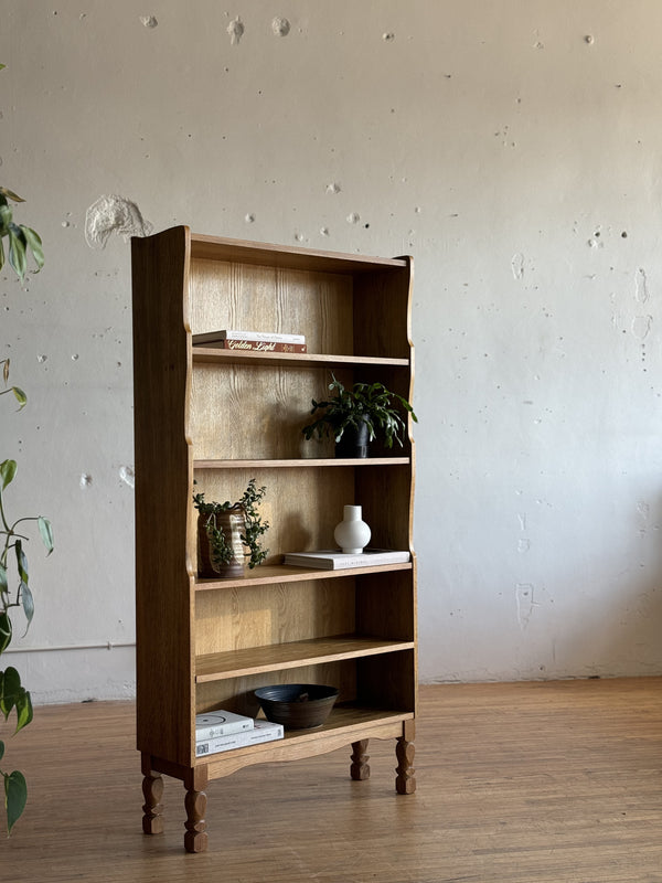 Danish Oak Bookshelf in the Style of Henning Kjaernulf #63