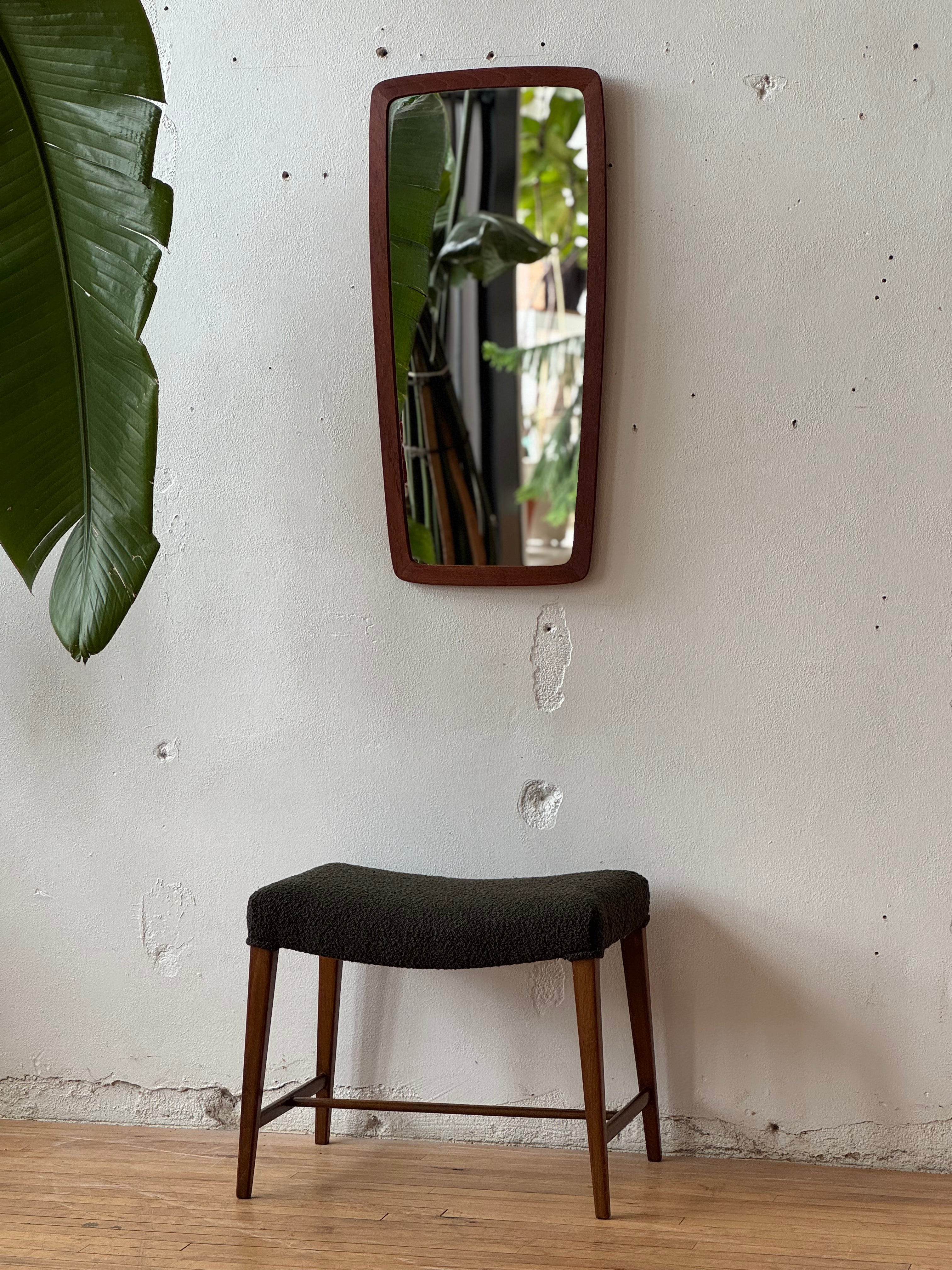 Beech & Boucle Stool #2729