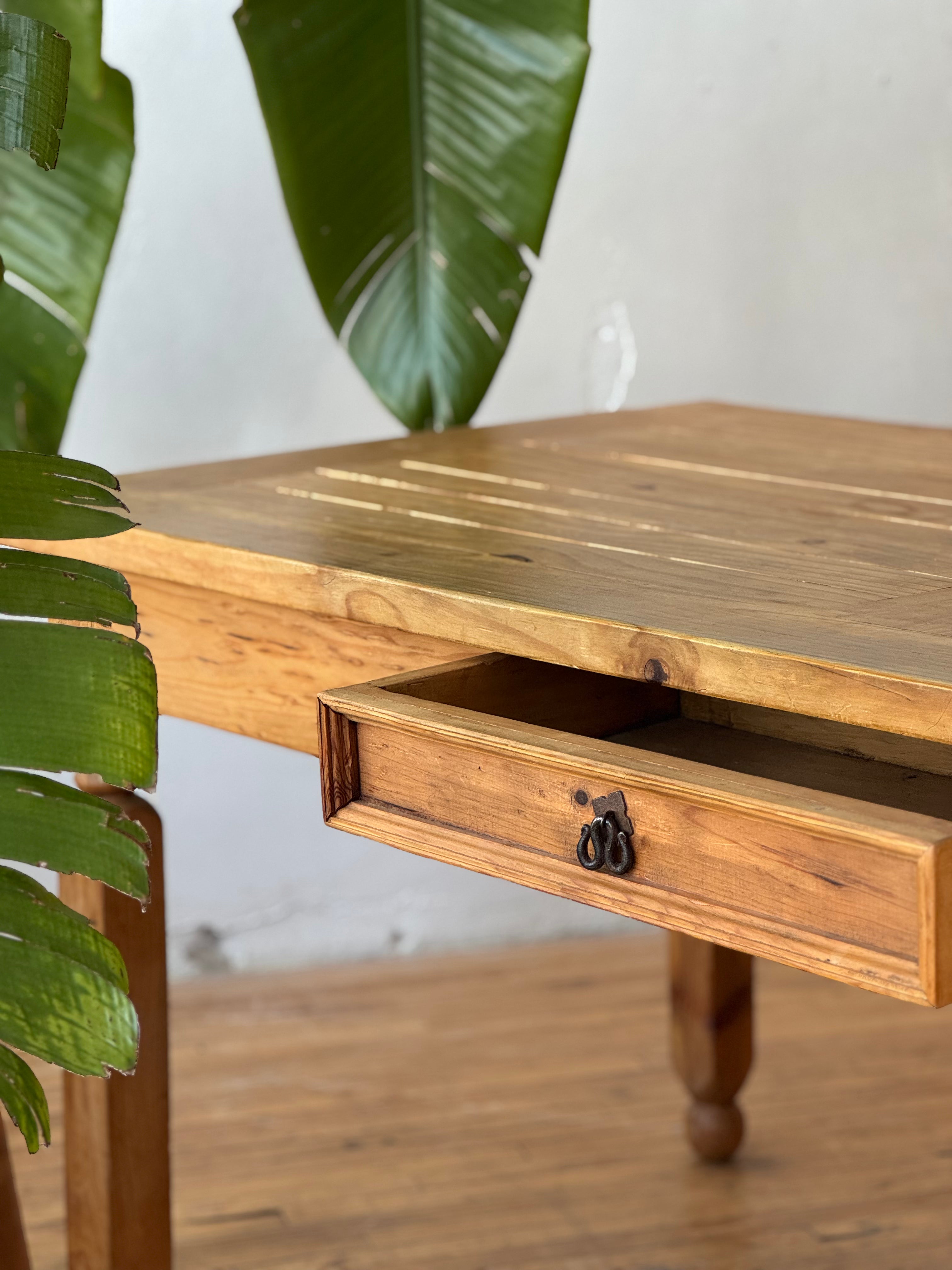 Swedish Pine Dining Table / Desk