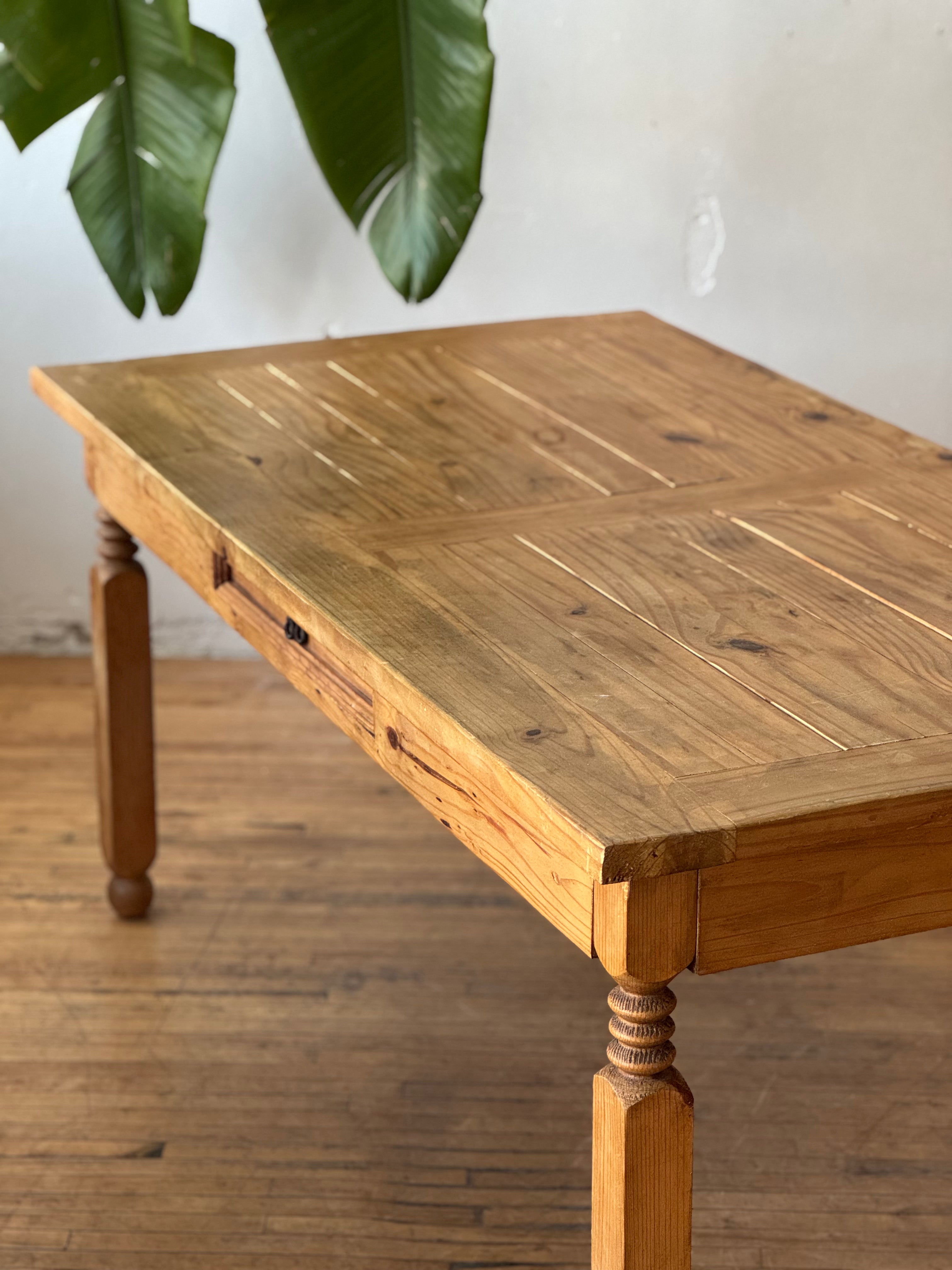 Swedish Pine Dining Table / Desk