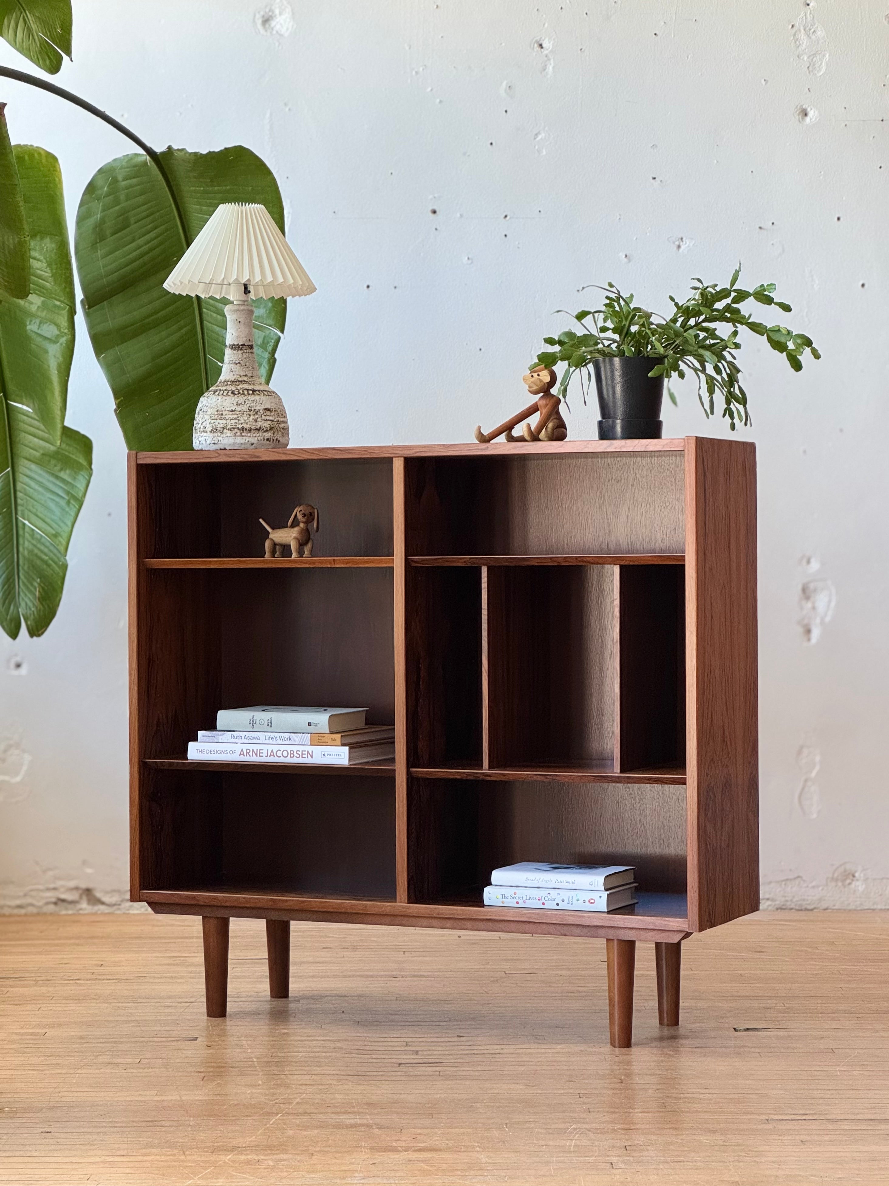 Danish Modern Bookshelf In Rosewood by Carlo Jensen for Hundevad