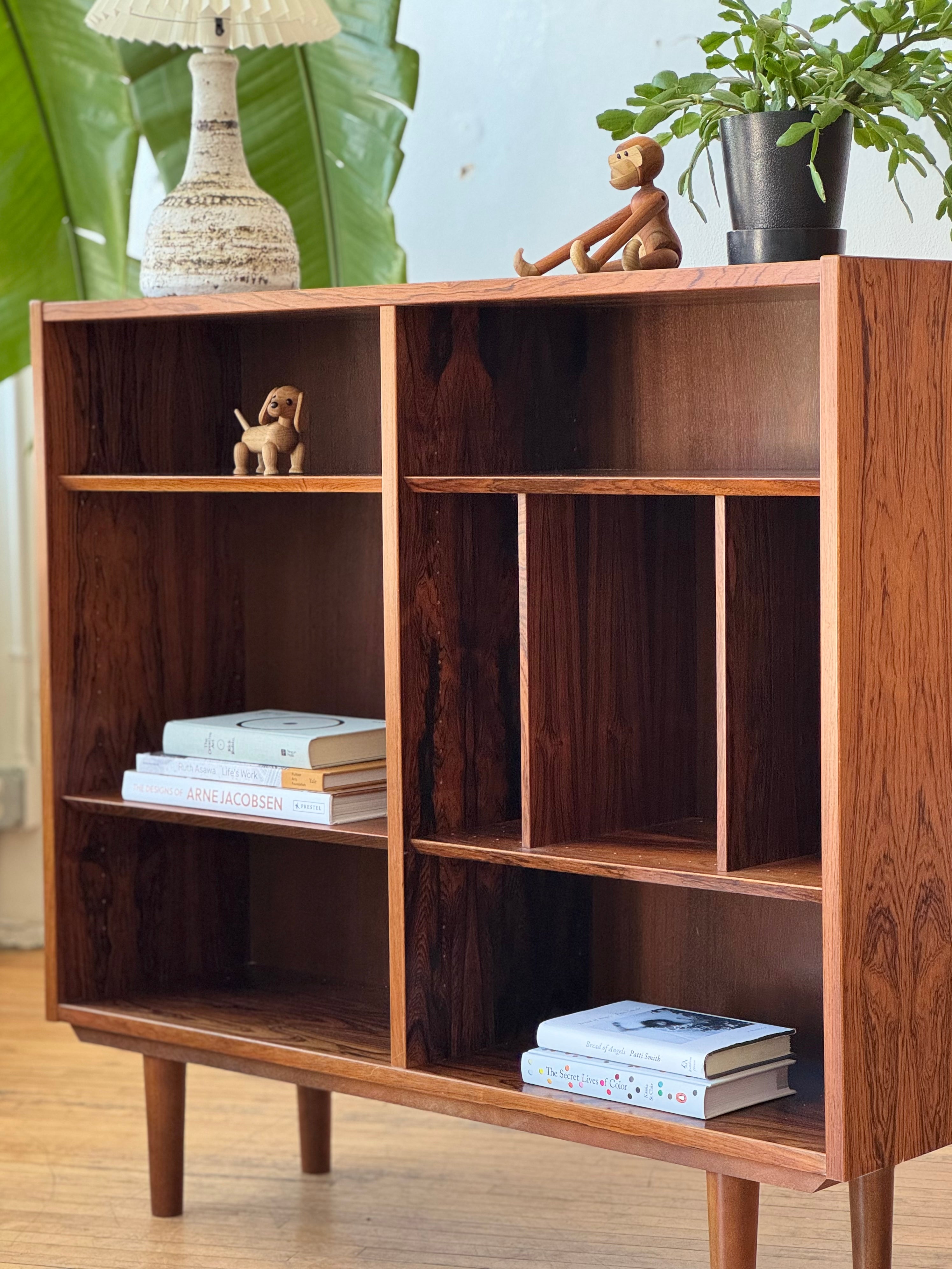 Danish Modern Bookshelf In Rosewood by Carlo Jensen for Hundevad