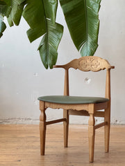 Danish Oak Side Chair by Henning Kjaernulf