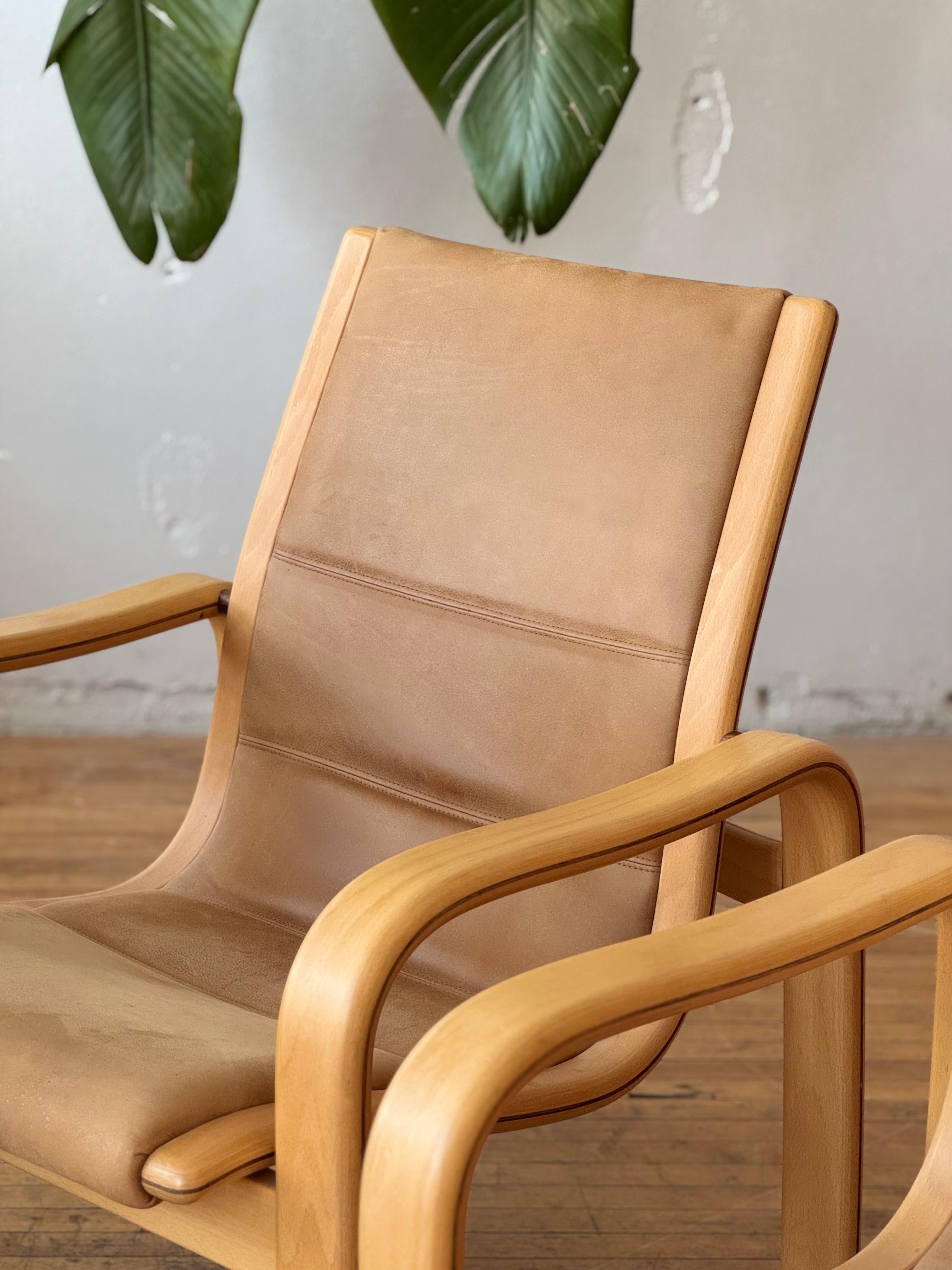 Pair Of “Melano” Lounge Chairs By Yngve Ekström for Swedese