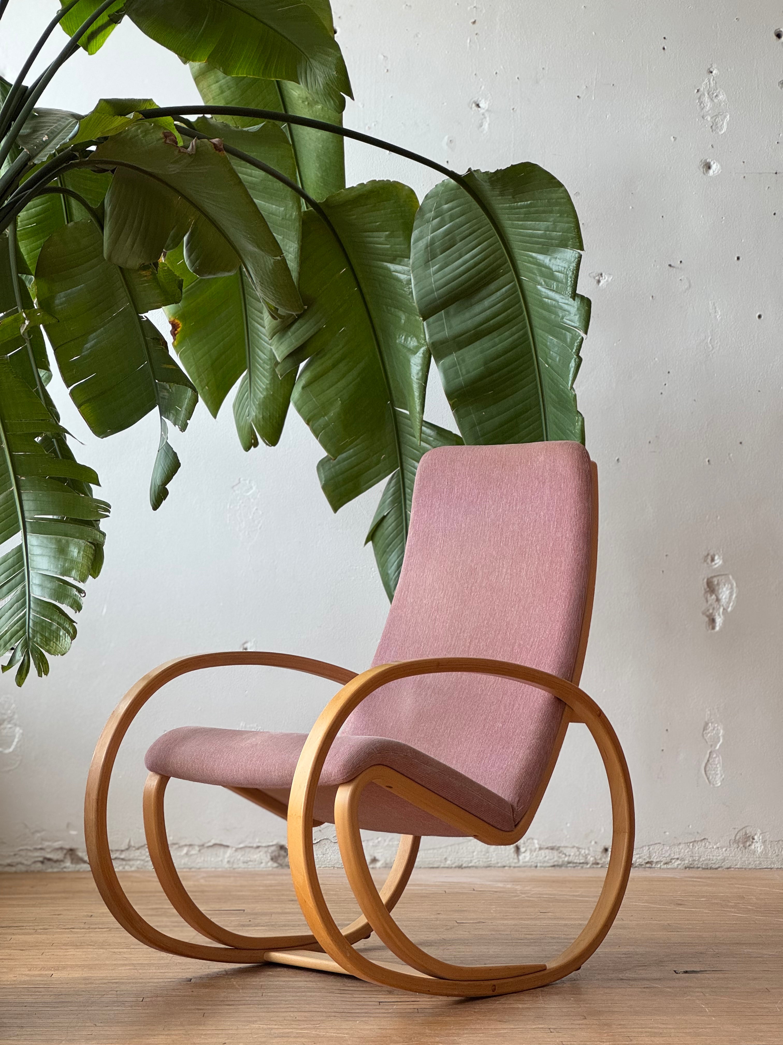 Danish Bentwood Rocking Chair by Erik Jorgensen