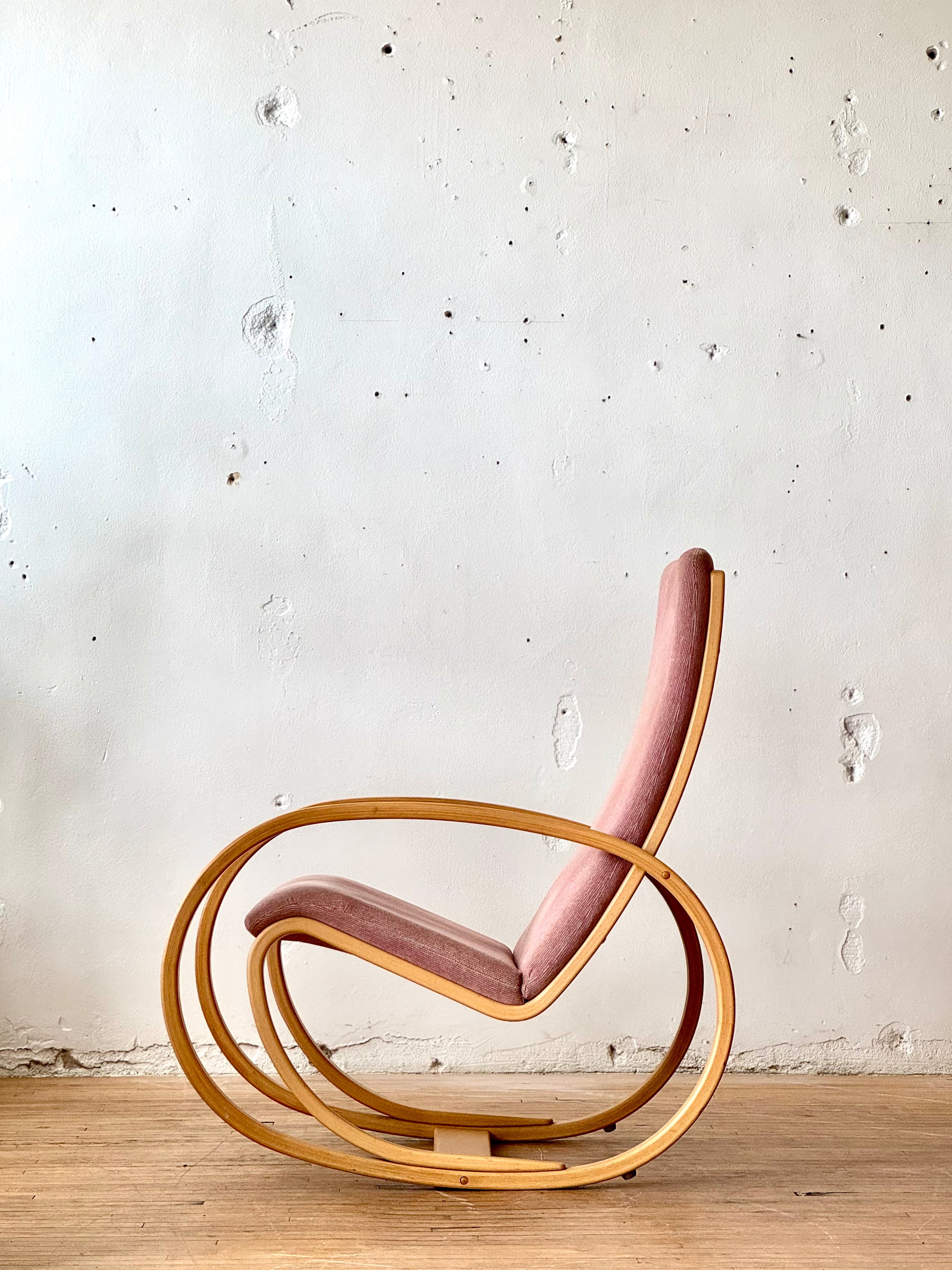 Danish Bentwood Rocking Chair by Erik Jorgensen