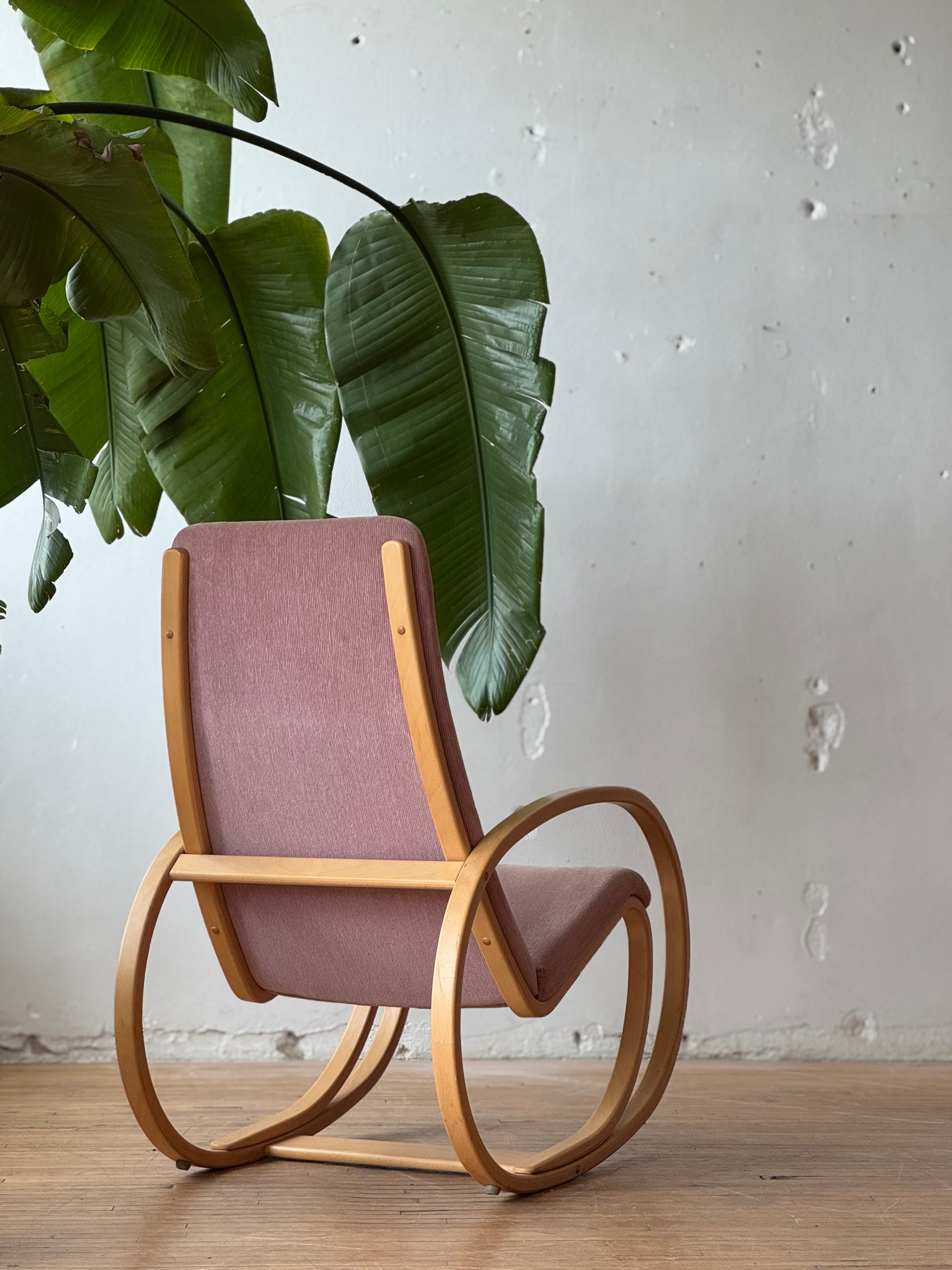 Danish Bentwood Rocking Chair by Erik Jorgensen