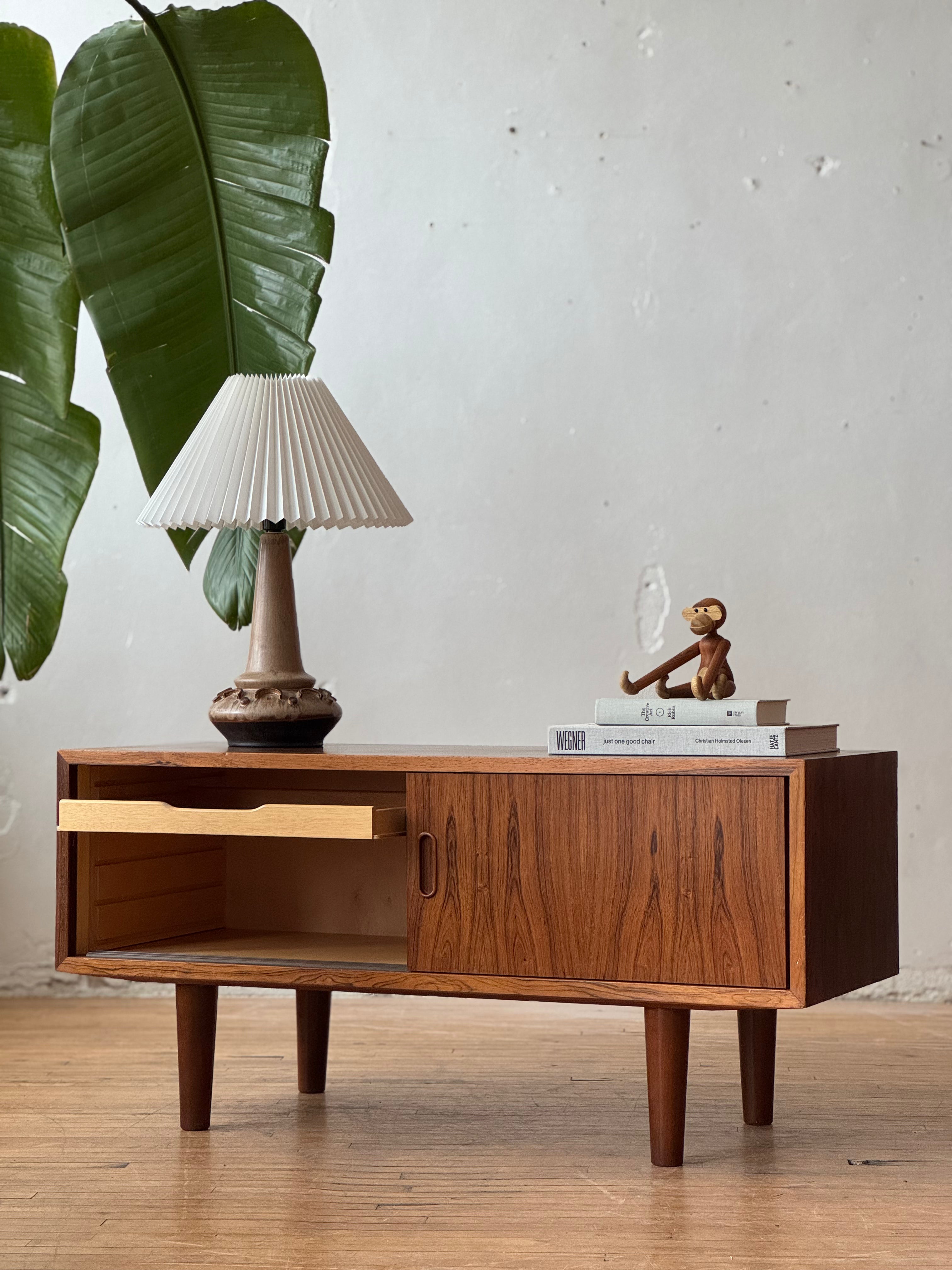 Petite Danish Modern Rosewood Sideboard
