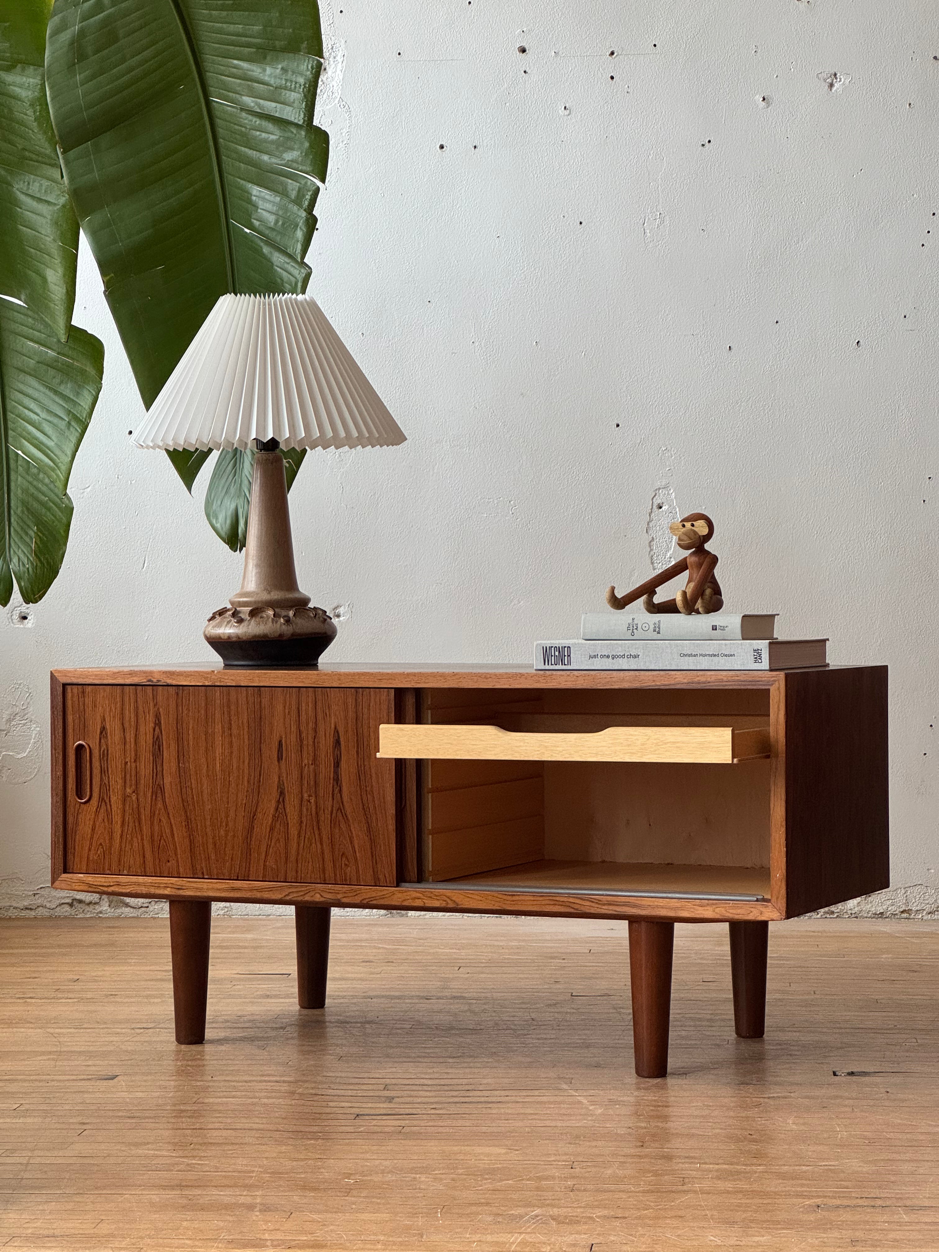 Petite Danish Modern Rosewood Sideboard