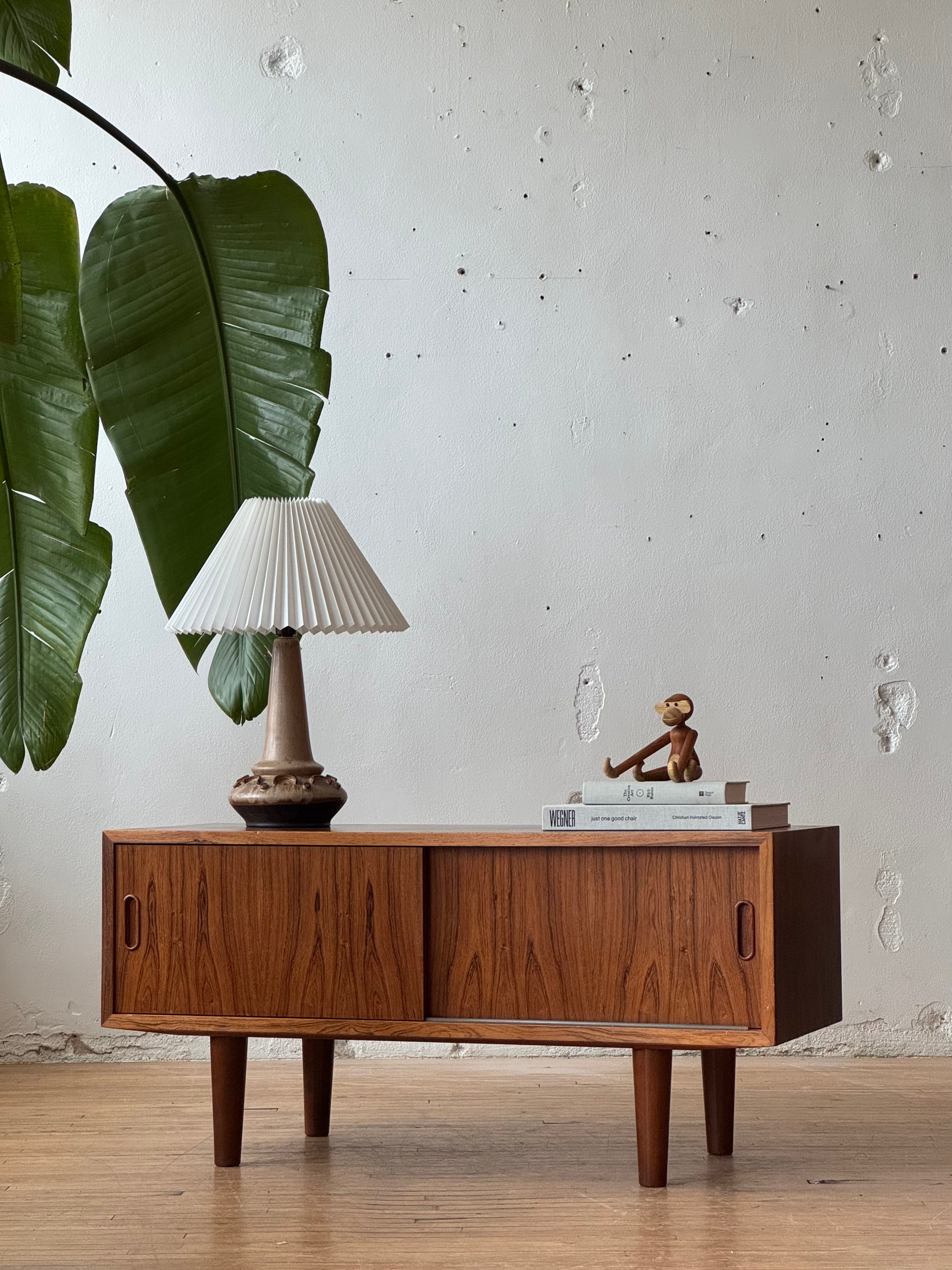Petite Danish Modern Rosewood Sideboard