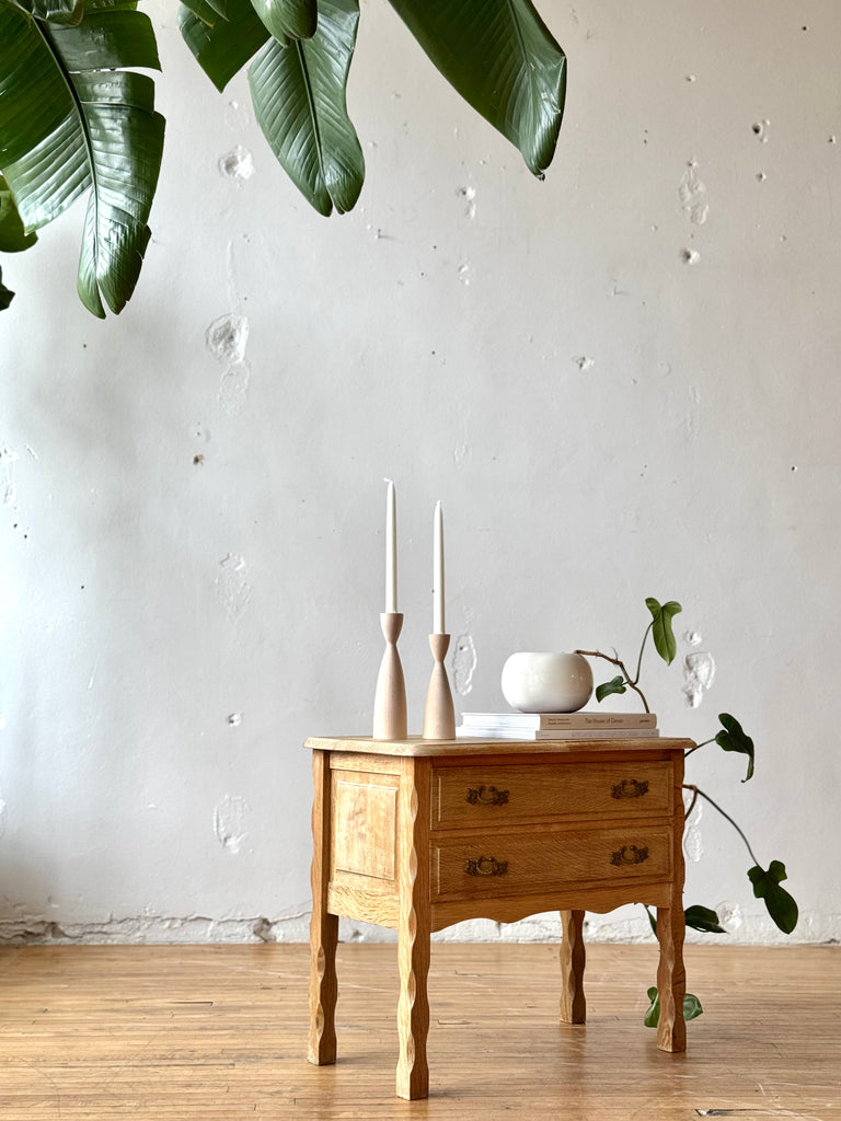 Petite Oak Chest of Drawers / Side Table in the Style of Henning Kjaernulf #24